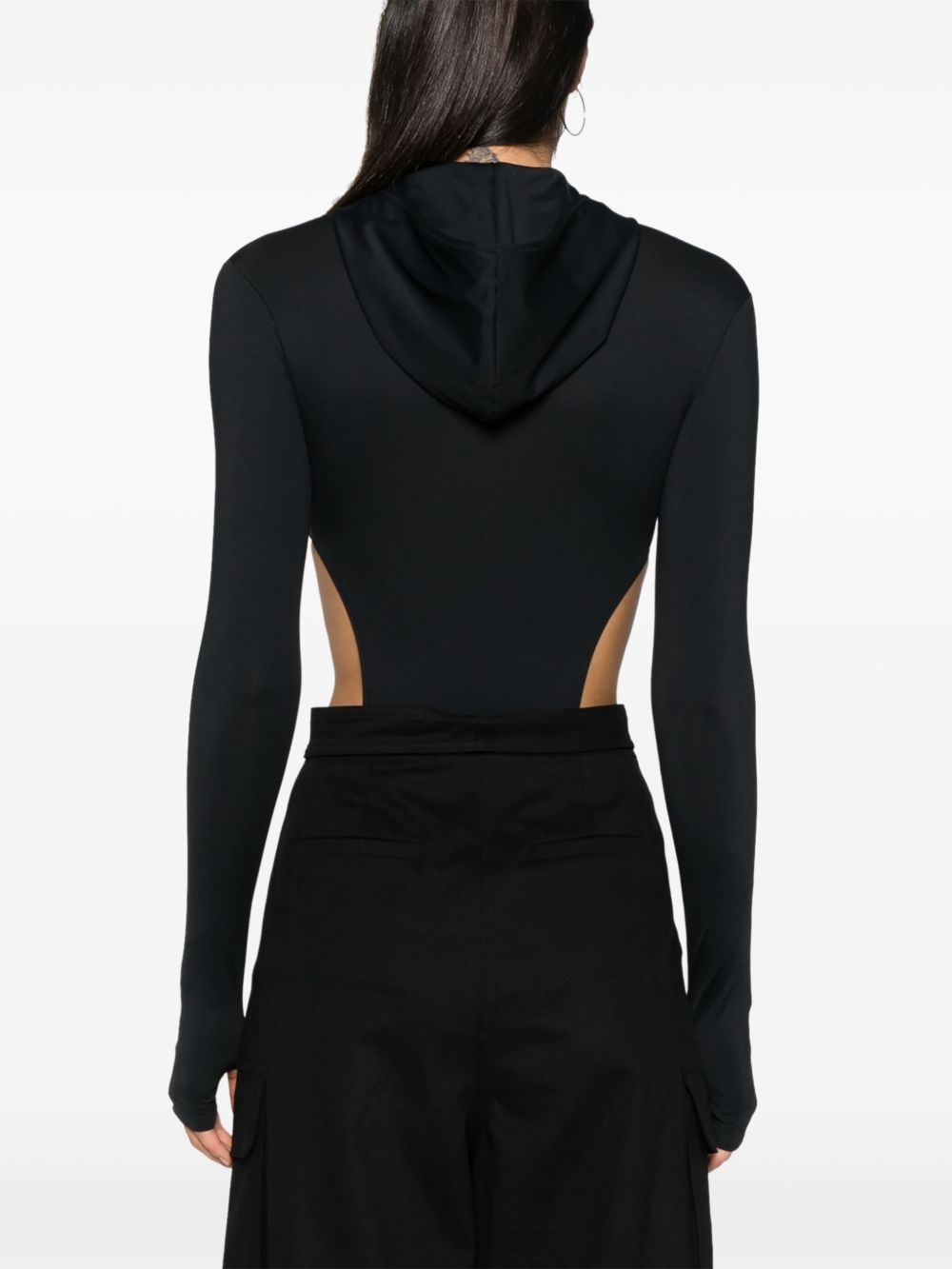 cut-out bodysuit - 4