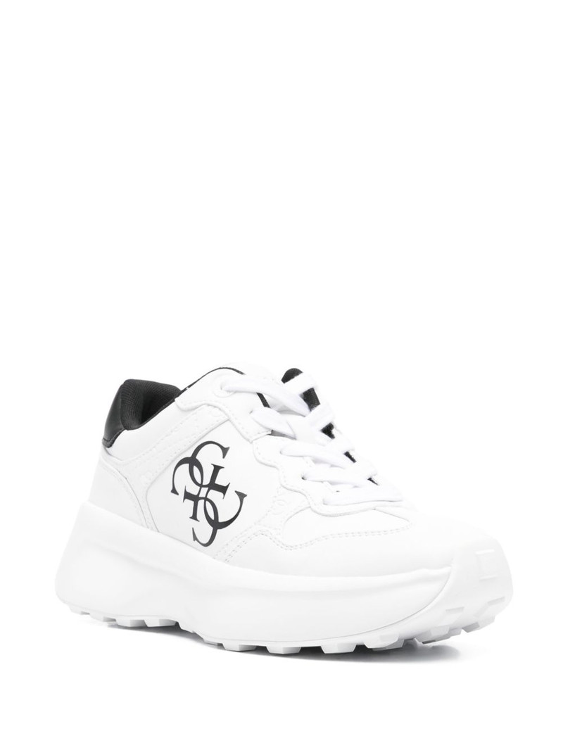 GUESS USA logo-print sneakers outlook