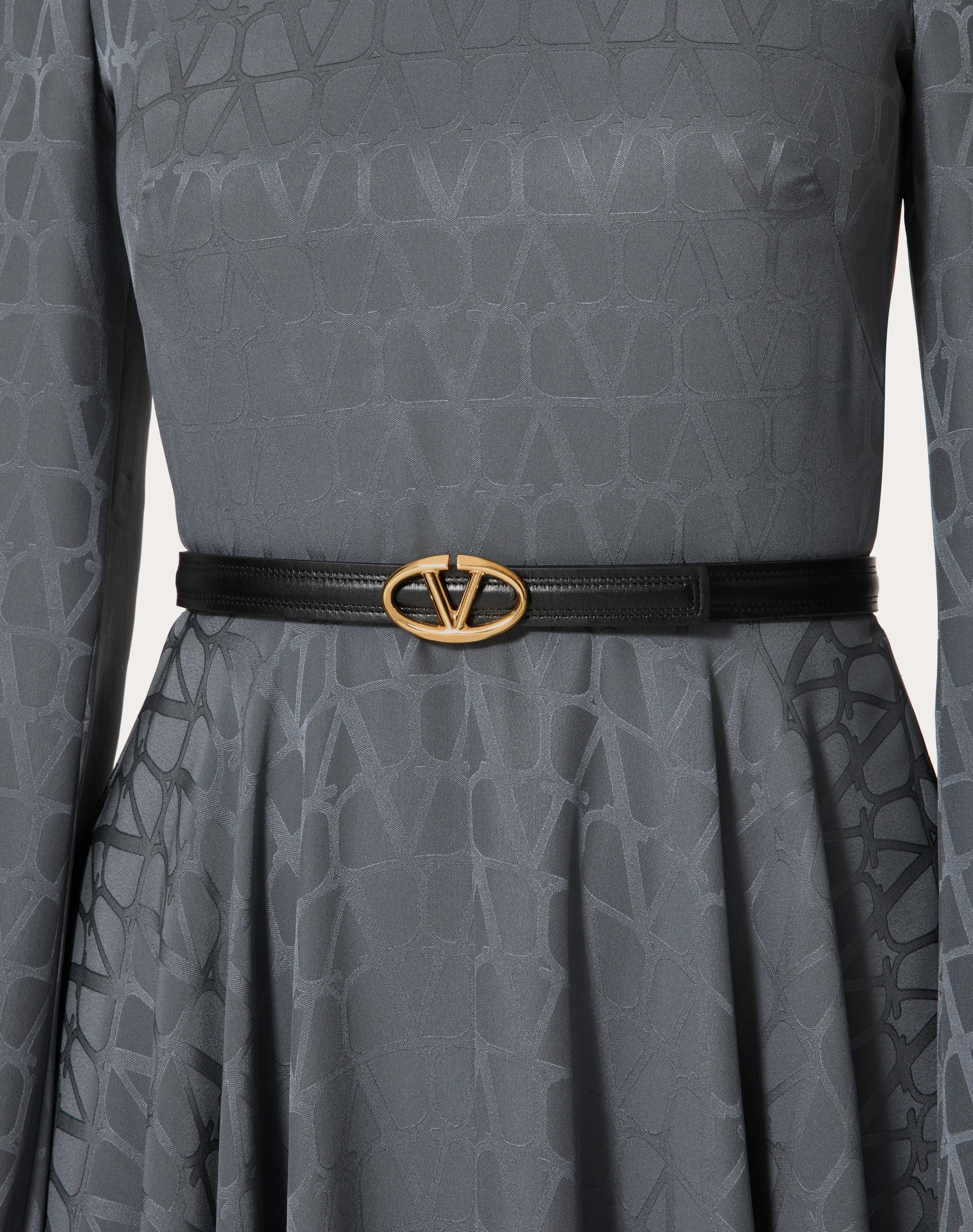THE BOLD EDITION VLOGO SHINY CALFSKIN BELT 20 MM - 5