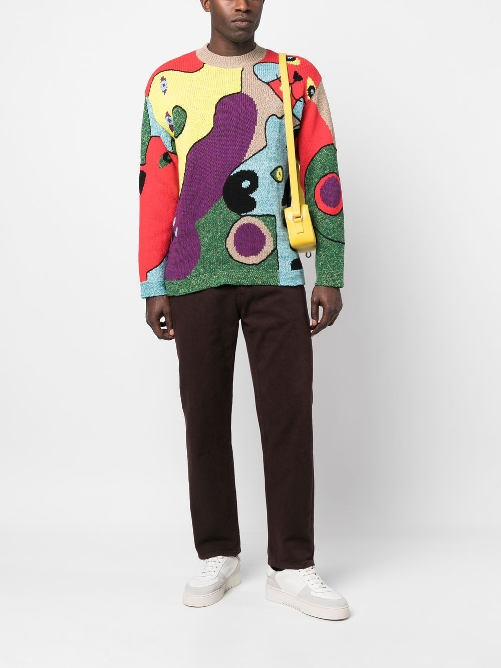 multicolour knitted jumper - 2