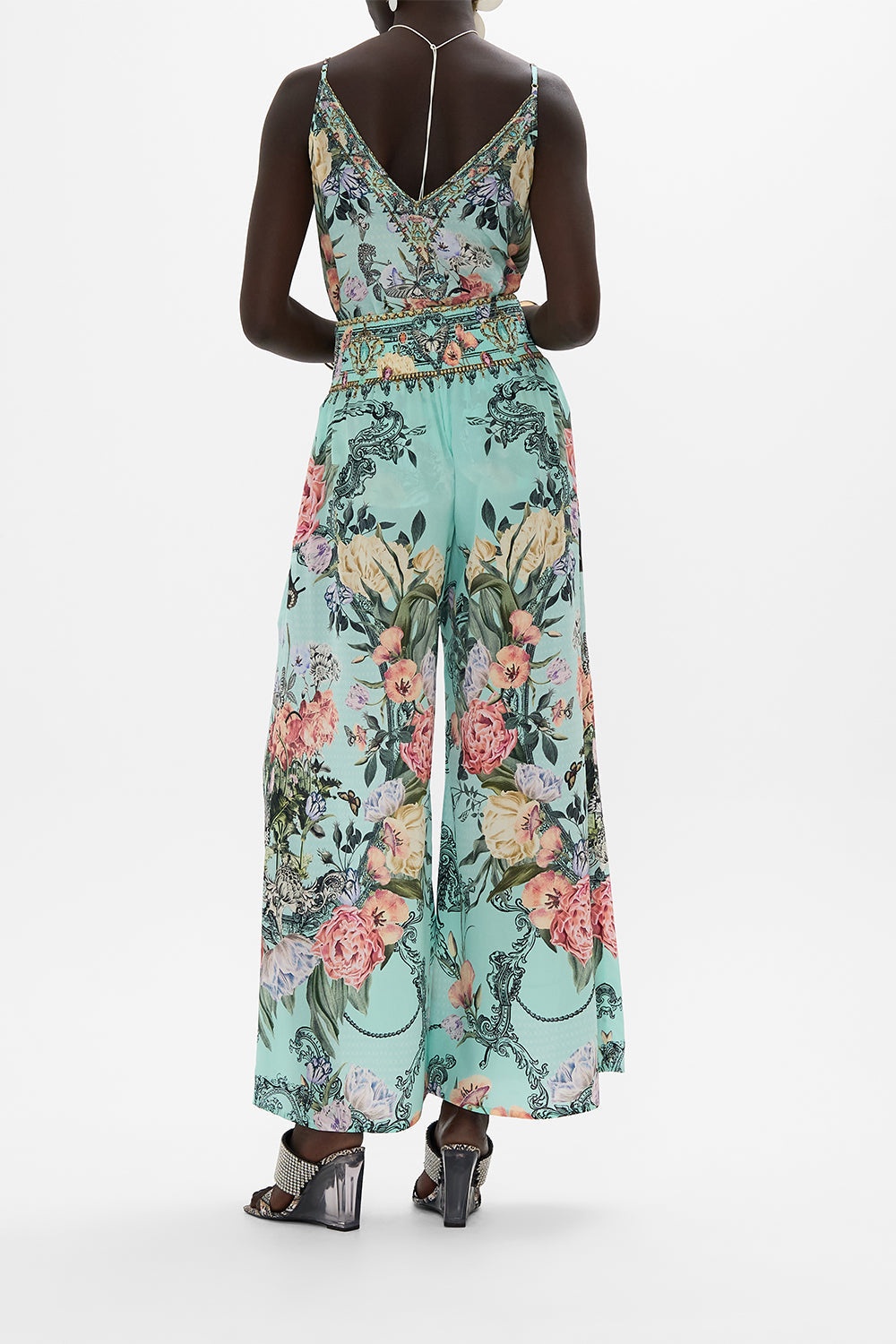 SHIRRED WAIST PANT - 3