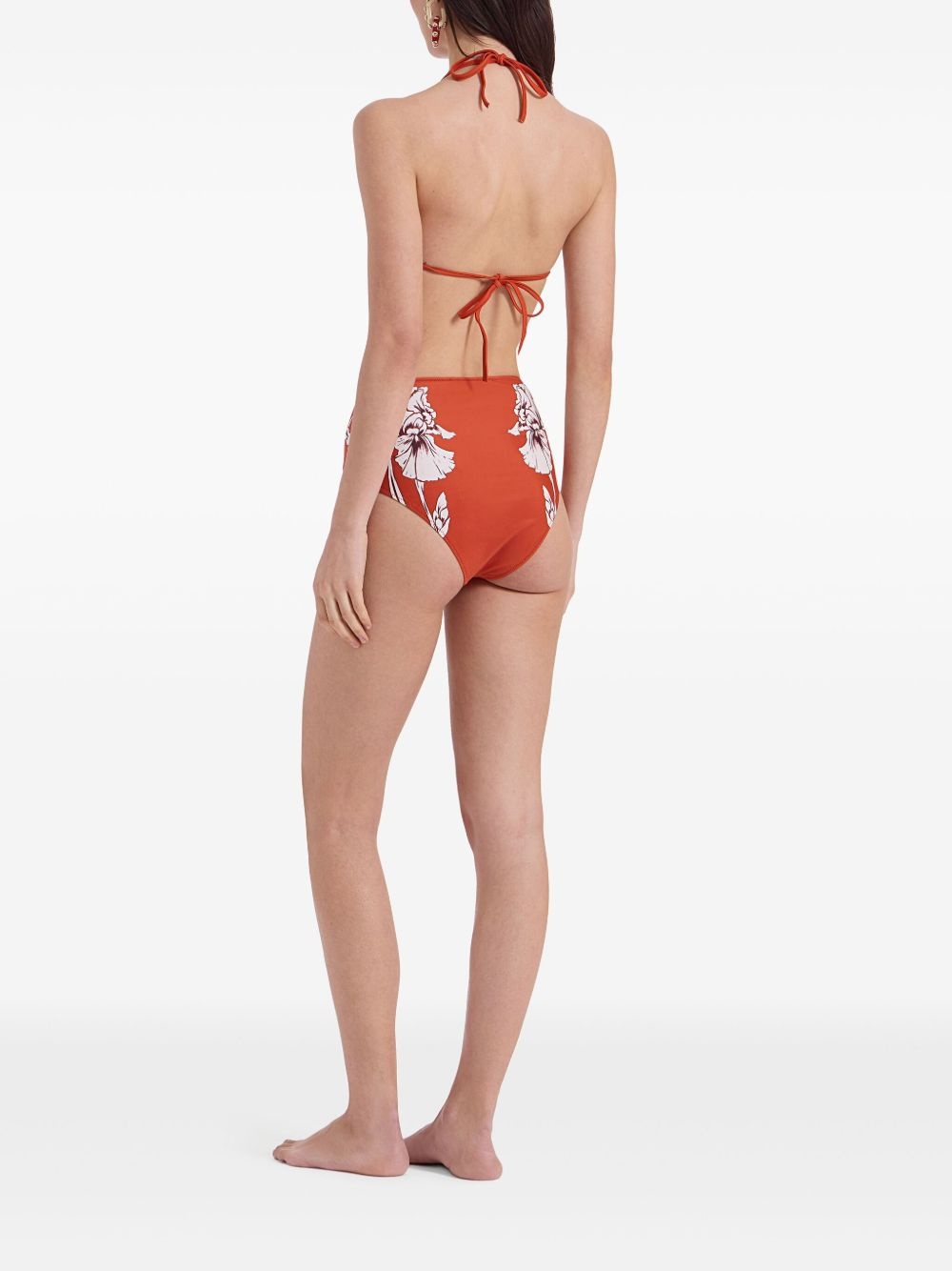 floral-print bikini bottoms - 3