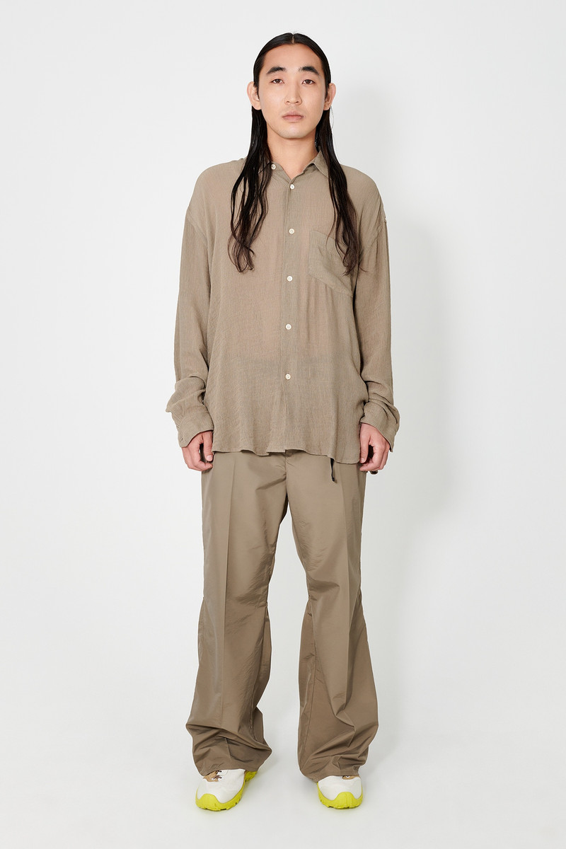 Our Legacy Initial Shirt Muck Ruffle Viscose outlook