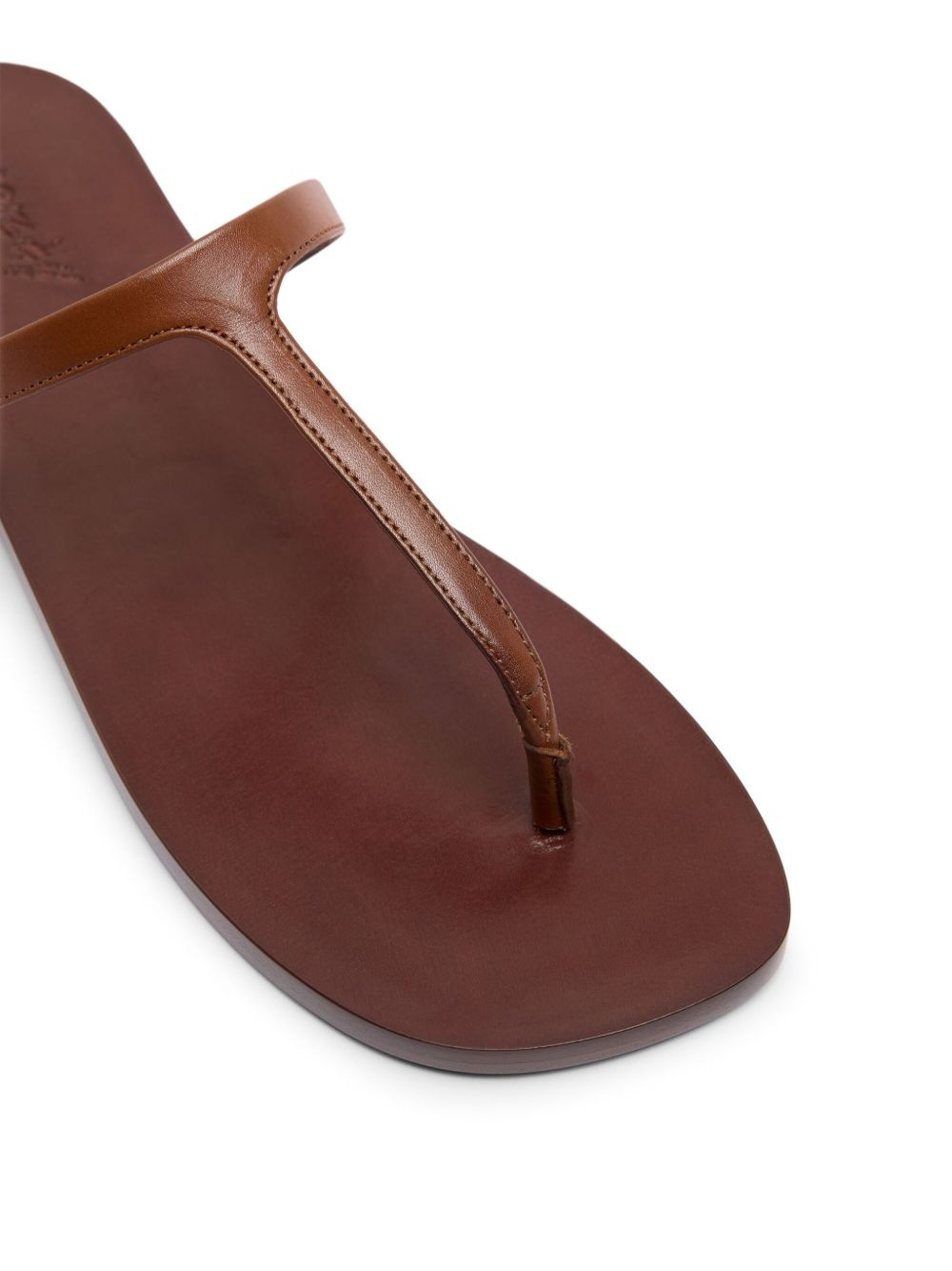 leather flip flops - 4