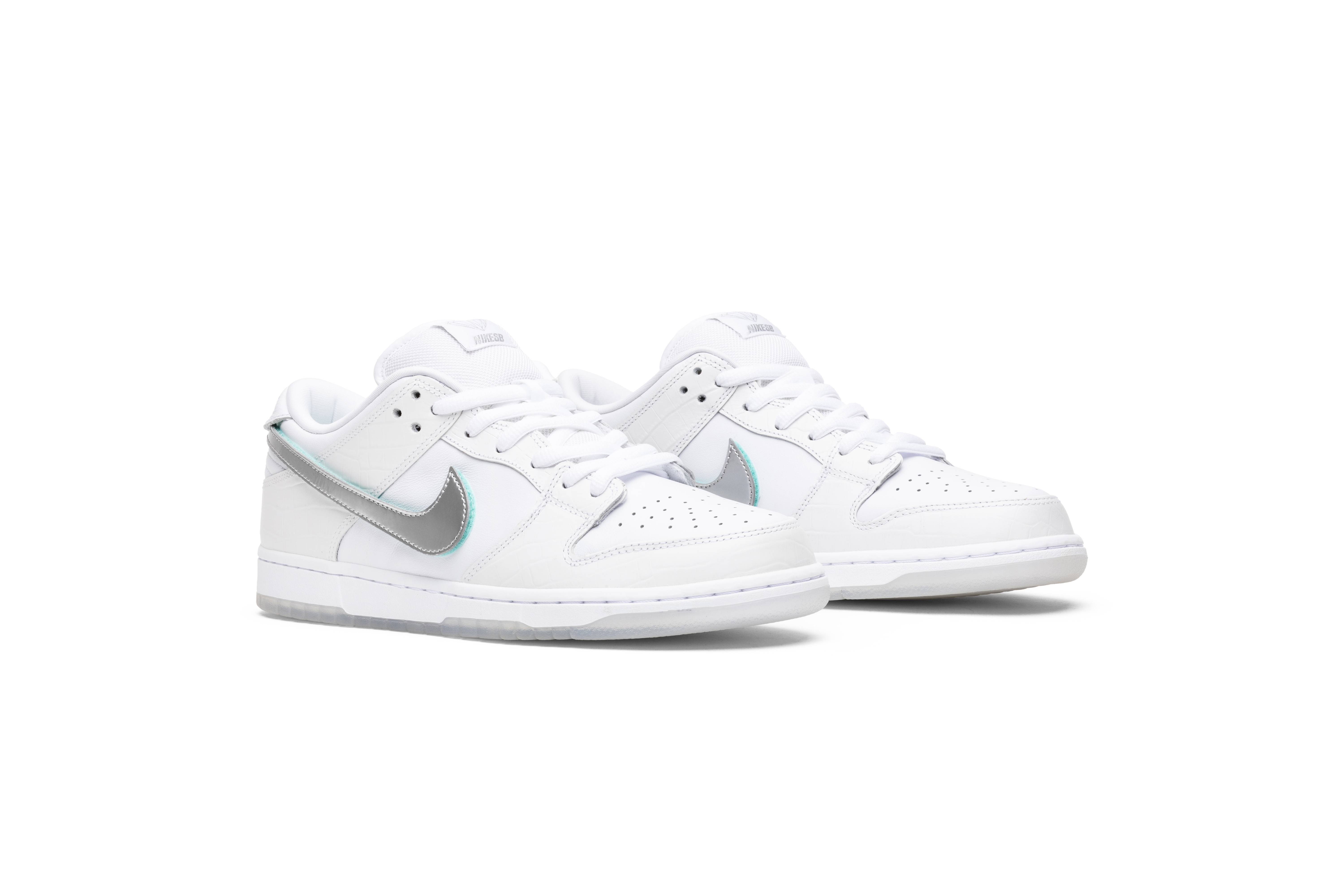 Diamond Supply Co. x Dunk Low Pro SB 'White Diamond' - 8