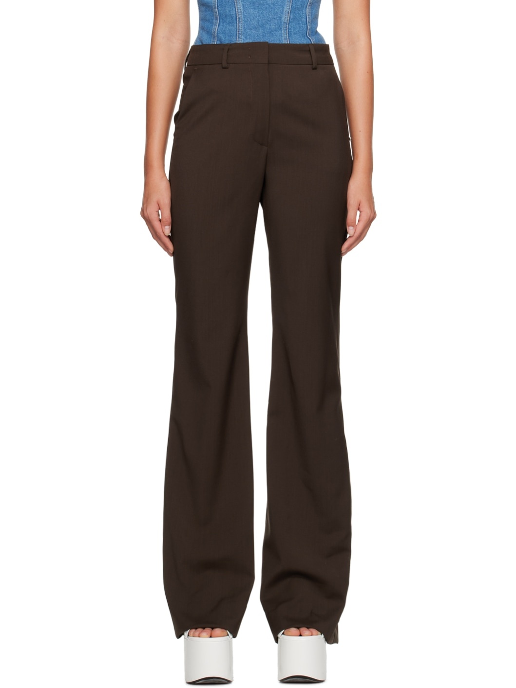 Sportmax pants in stretch wool