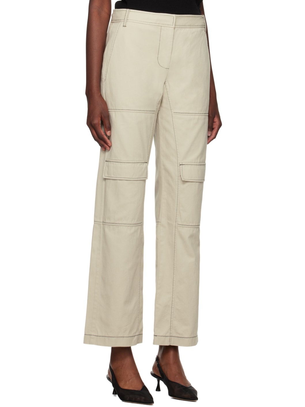 Beige Flynn Trousers - 2