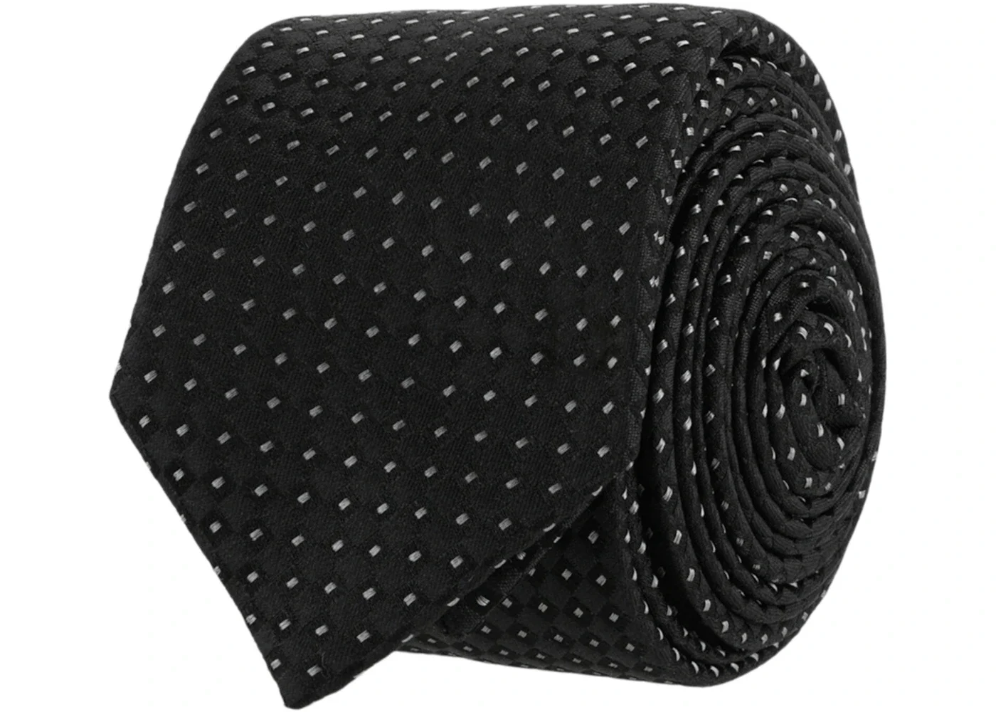Givenchy Micro Design Silk Tie Black - 1