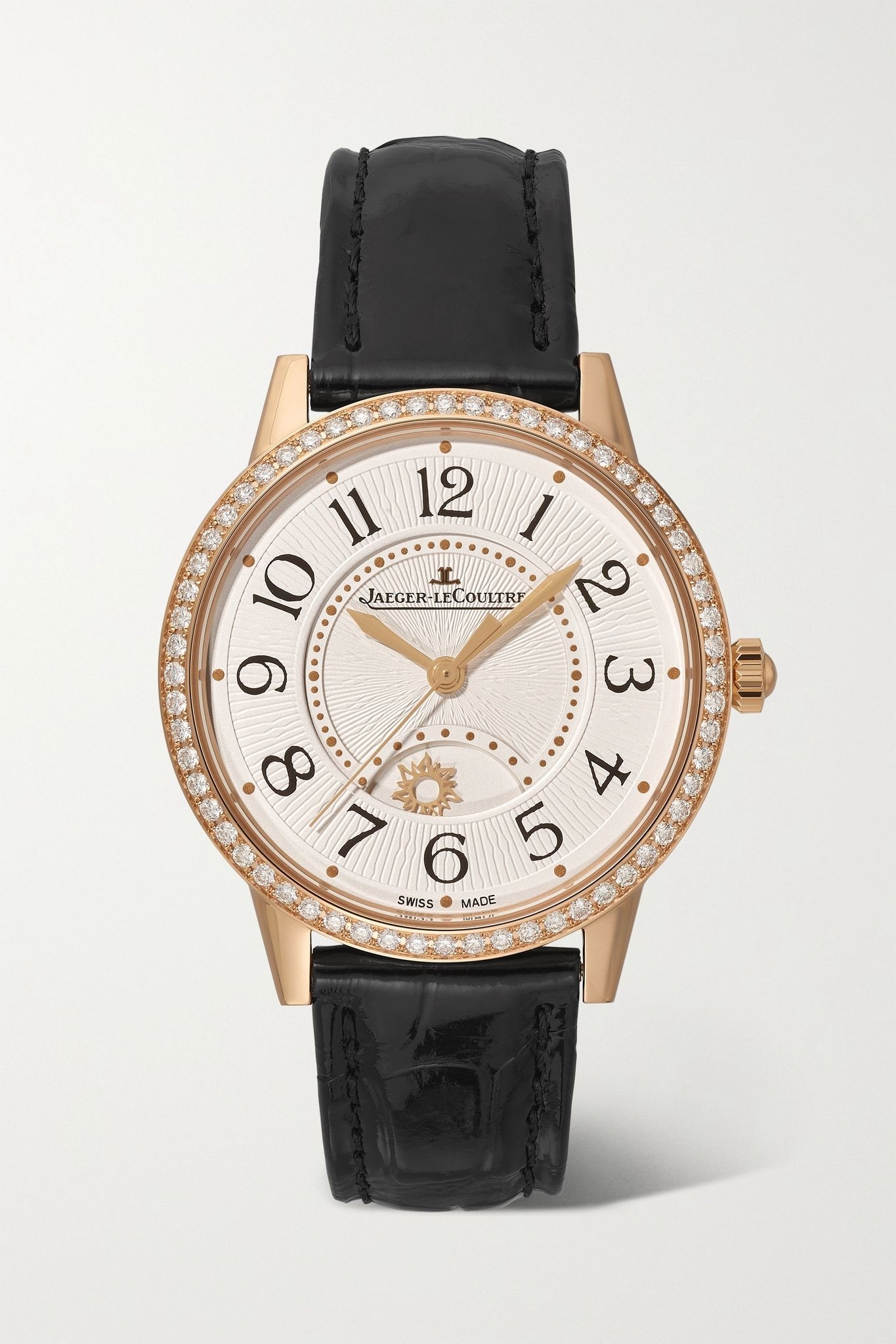 Rendez-Vous Night & Day Automatic 34mm medium rose gold, alligator and diamond watch - 1