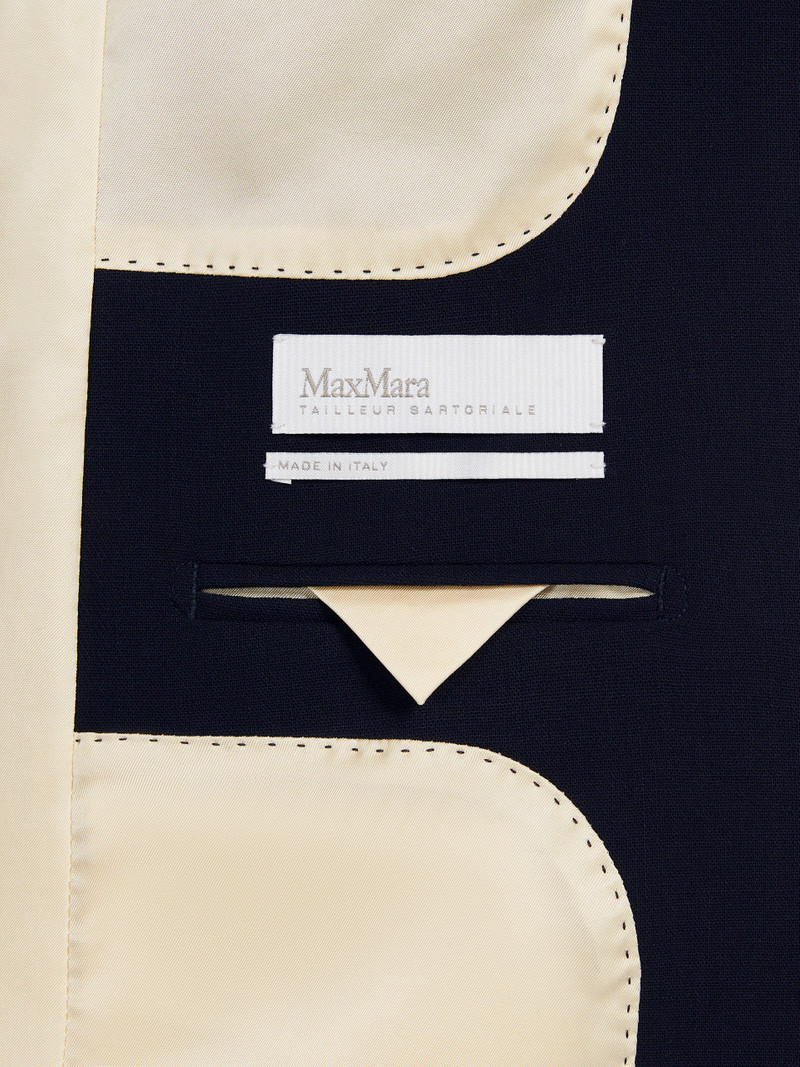 PEPLI Single-breasted wool cady blazer 6
