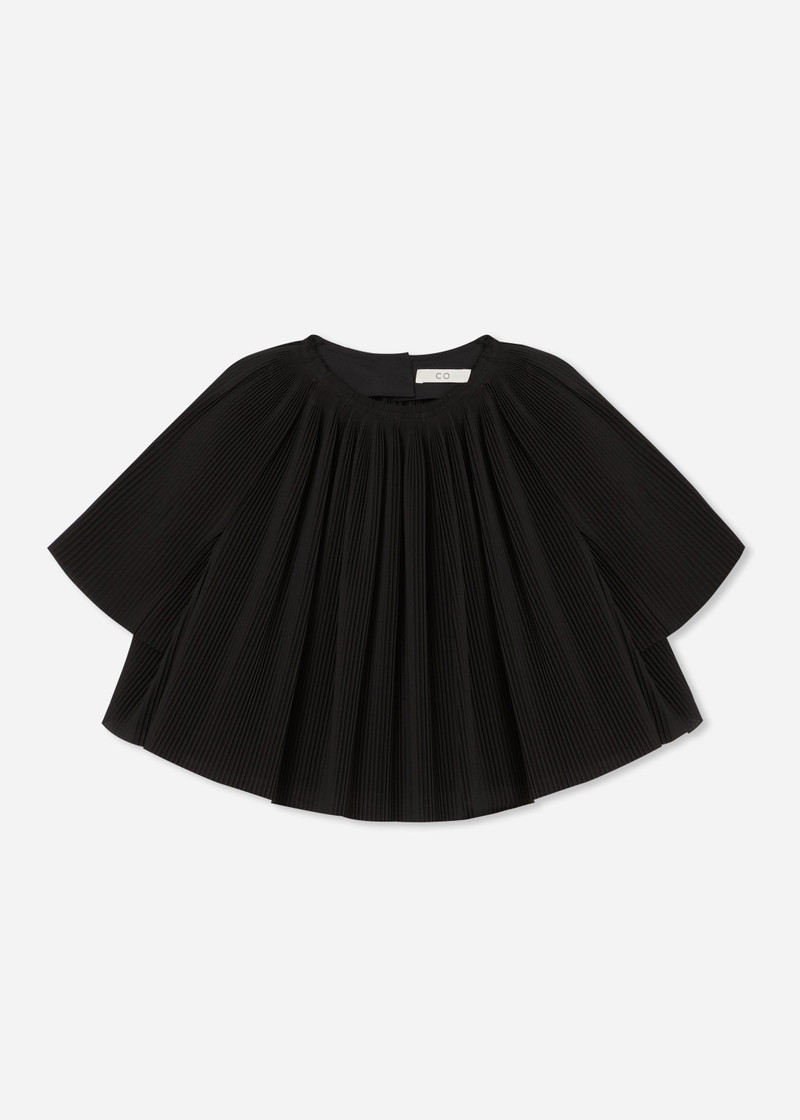 Crinkle Cut Cape Top in Plisse 1