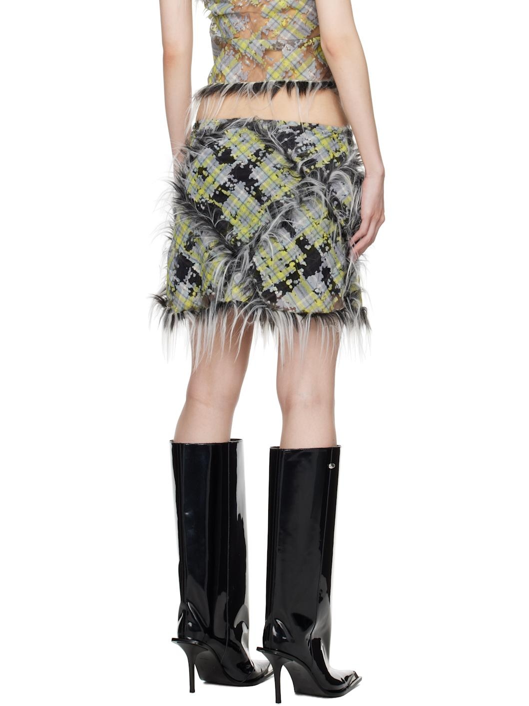 Black & Green O-Begy Miniskirt - 3