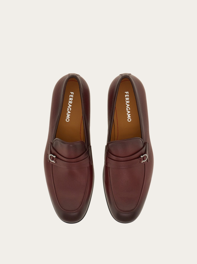 FERRAGAMO Moccasin with Gancini ornament - 022385 781451 | REVERSIBLE