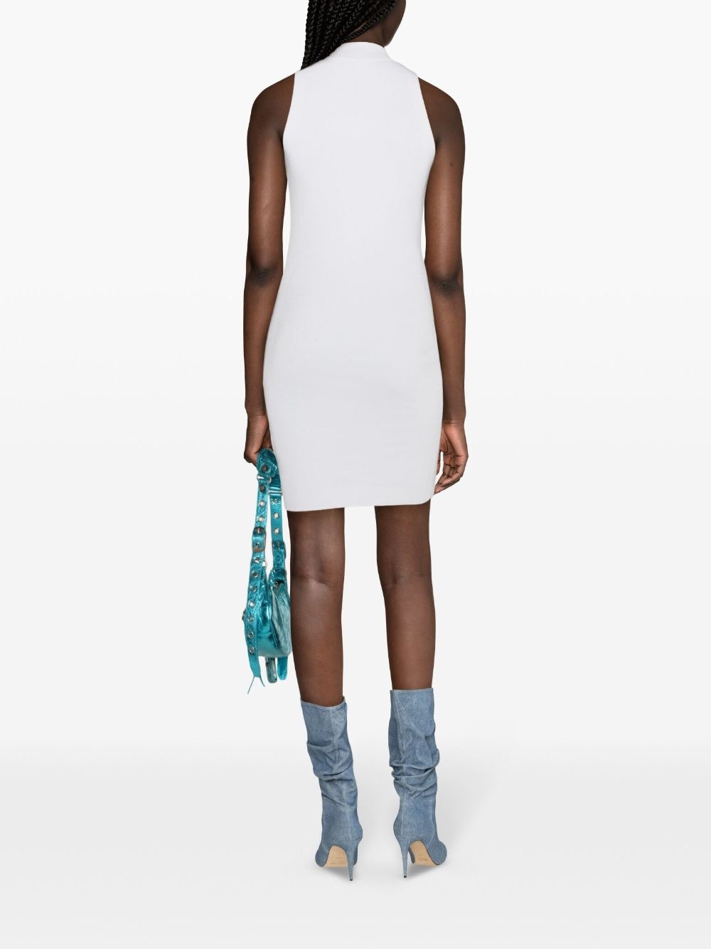 M-Onerva ribbed-knit minidress - 4