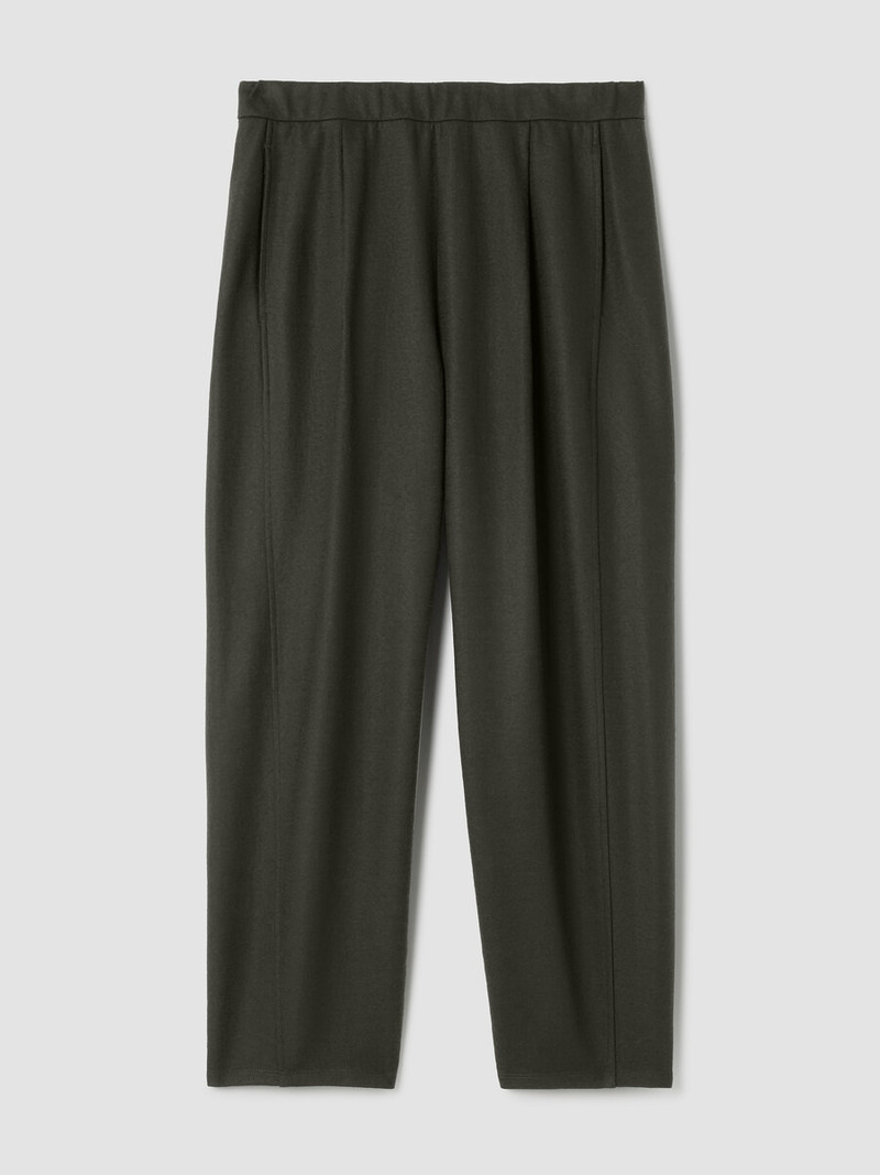Felted Wool Jersey Lantern Pant in Regenerative Wool 1