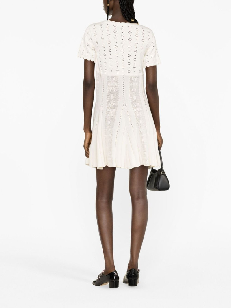 Spinning Threads cotton-lyocell knitted minidress 4