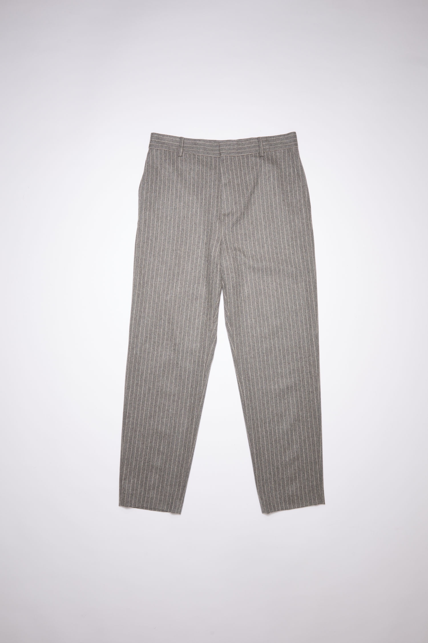 Pinstripe trousers - Grey/beige - 1