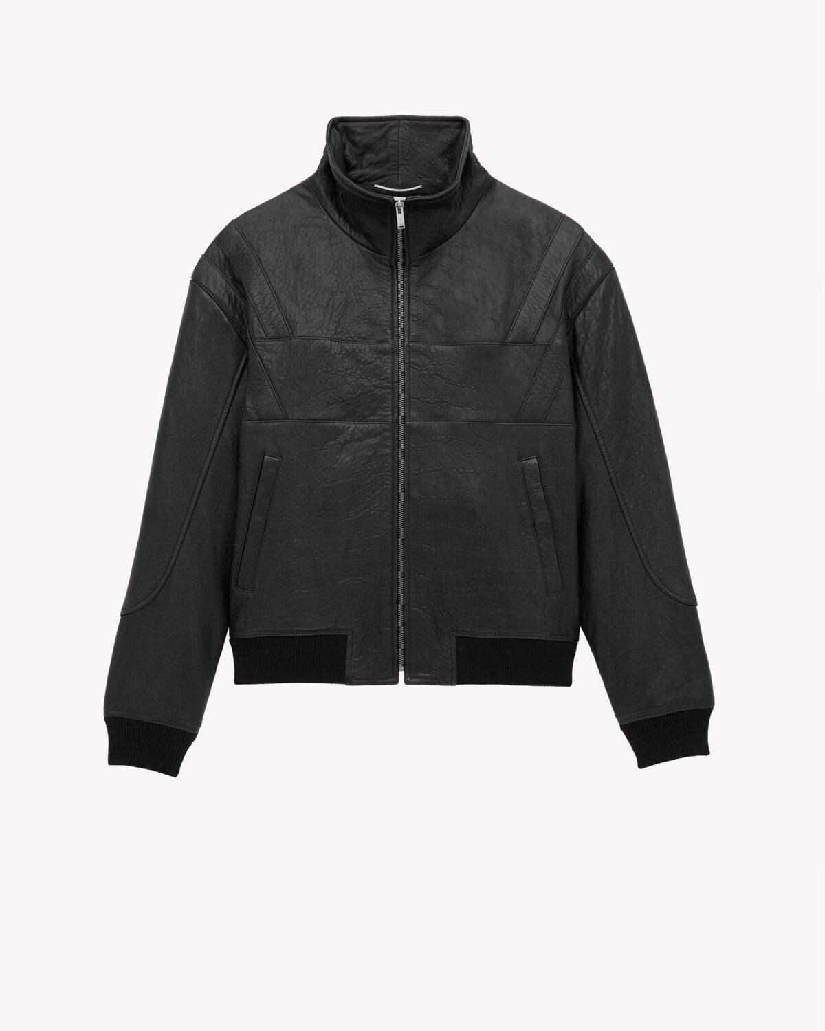 TEDDY JACKET IN GRAINED LAMBSKIN - 2