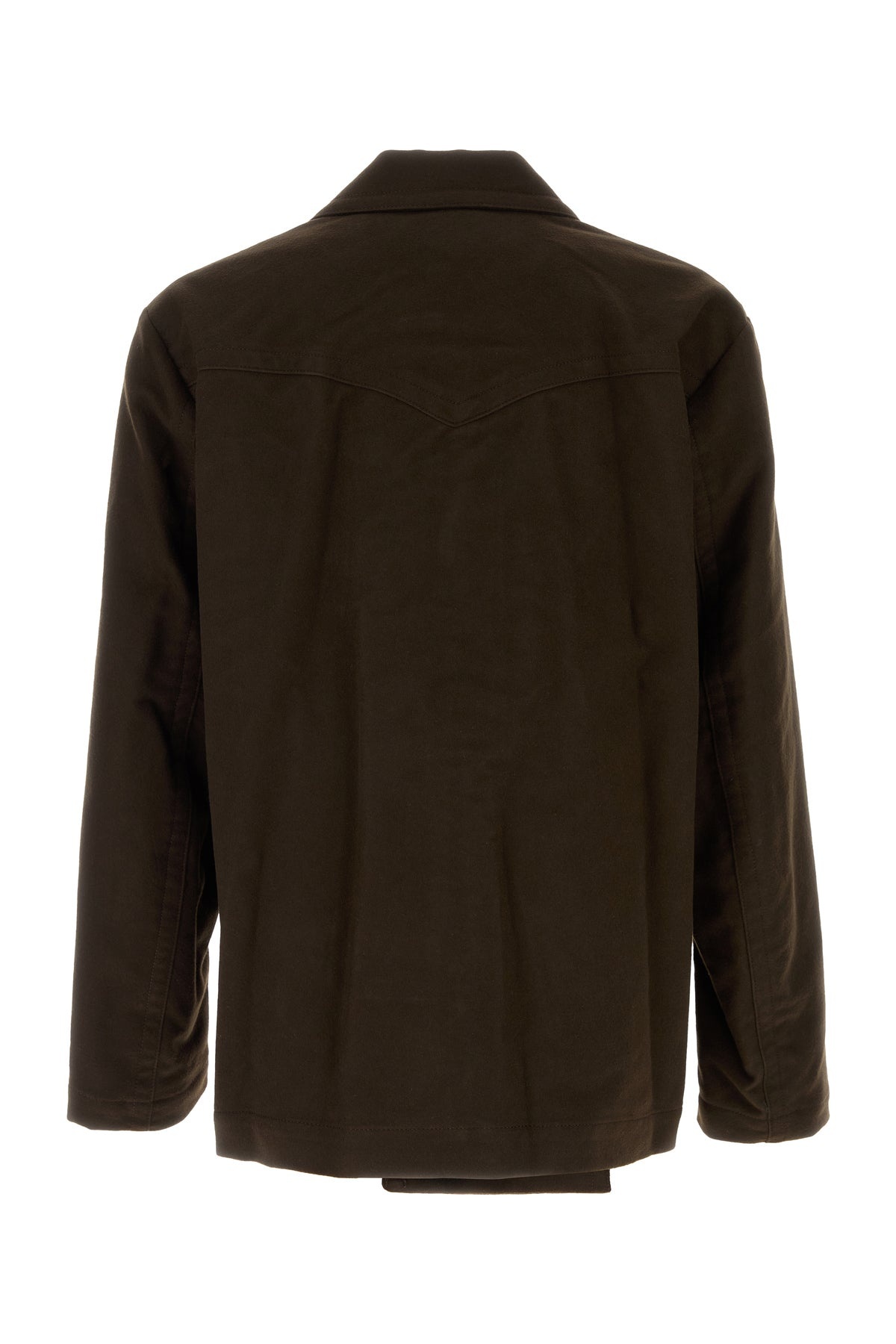 Brown cotton Moleskin blazer - 2