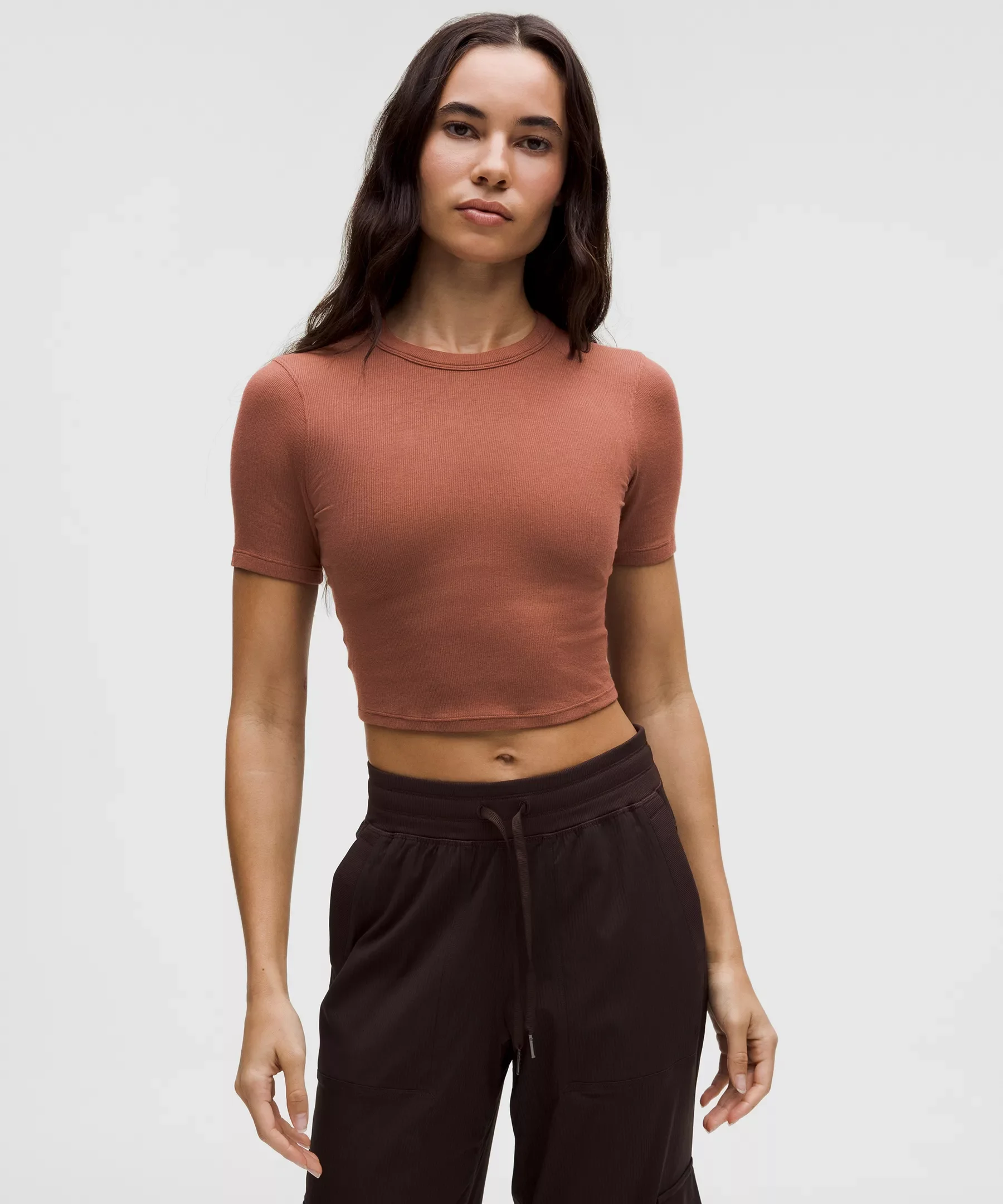 Hold Tight Straight-Hem Cropped T-Shirt - 1