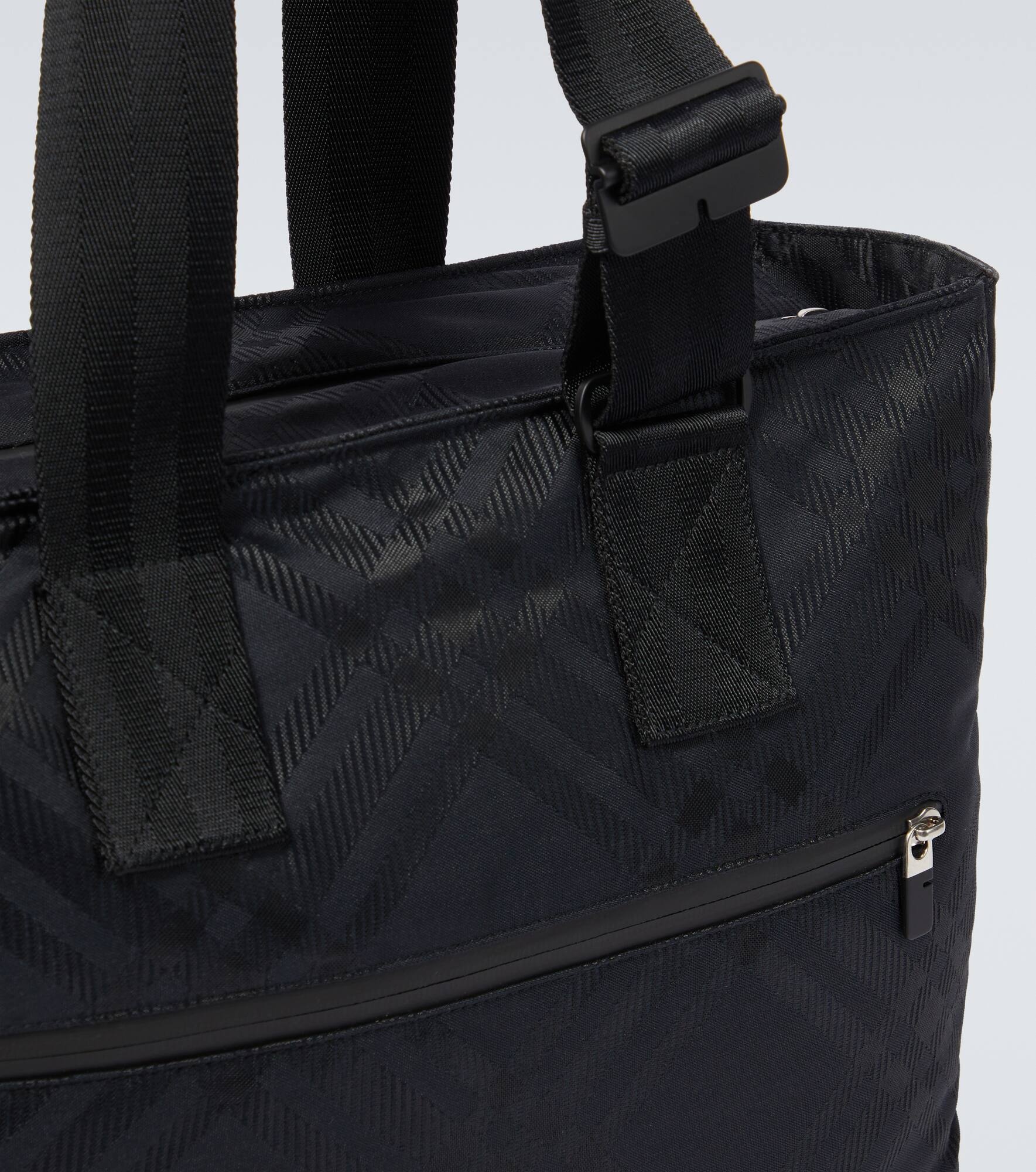 Burberry Check jacquard tote bag - 6