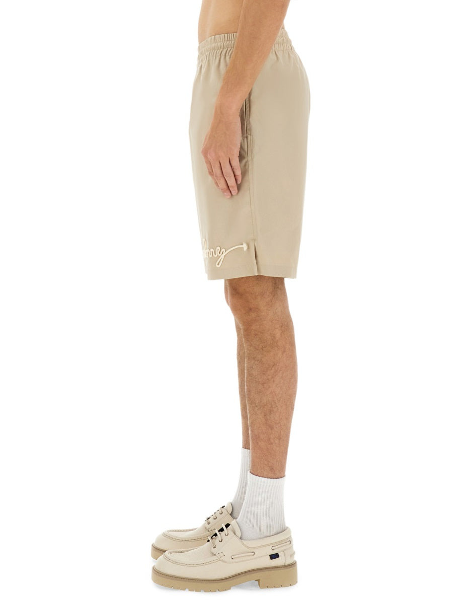 Burberry Men Nautical Style Logo Shorts - 4