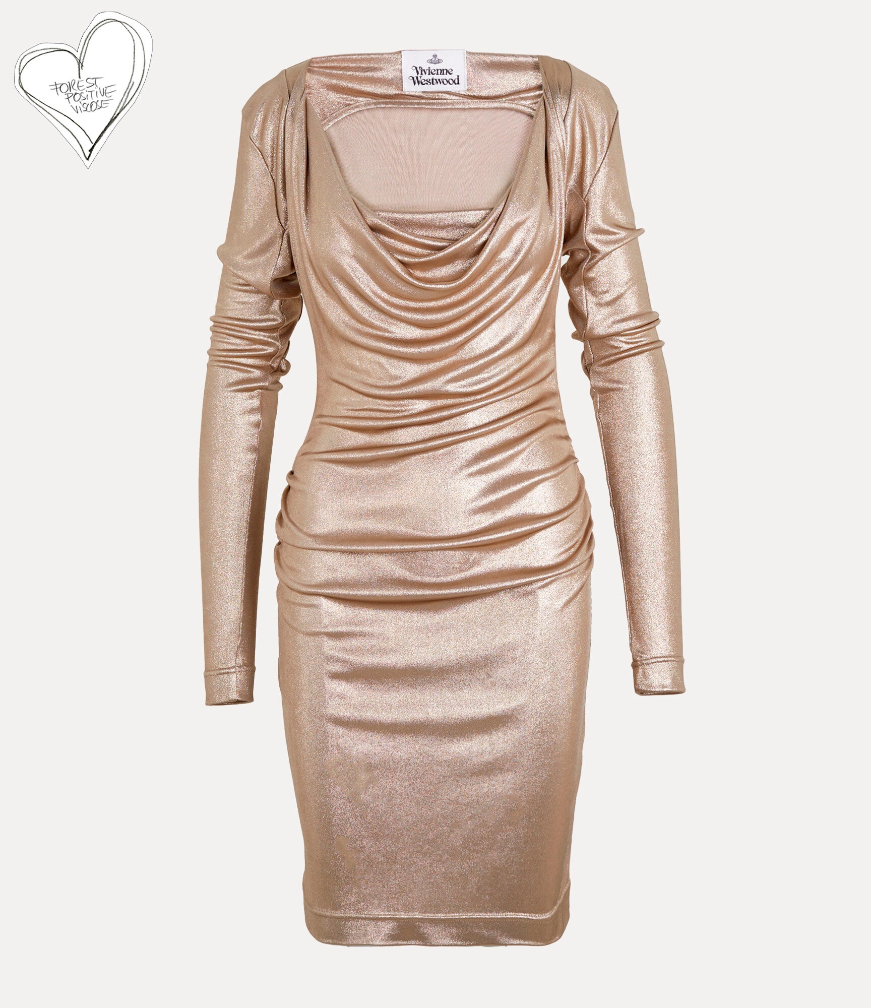 STRIPPED ELIZABETH JERSEY DRESS - 1
