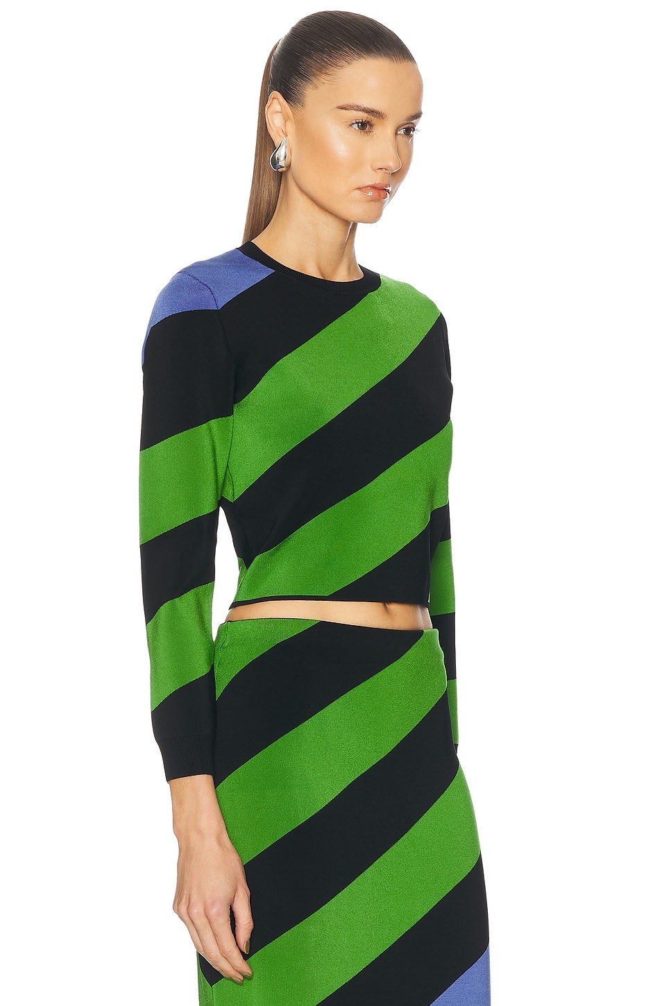 Long Sleeve Cropped Top - 2