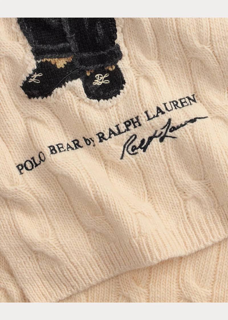 Polo Bear Wool-Blend Scarf 4
