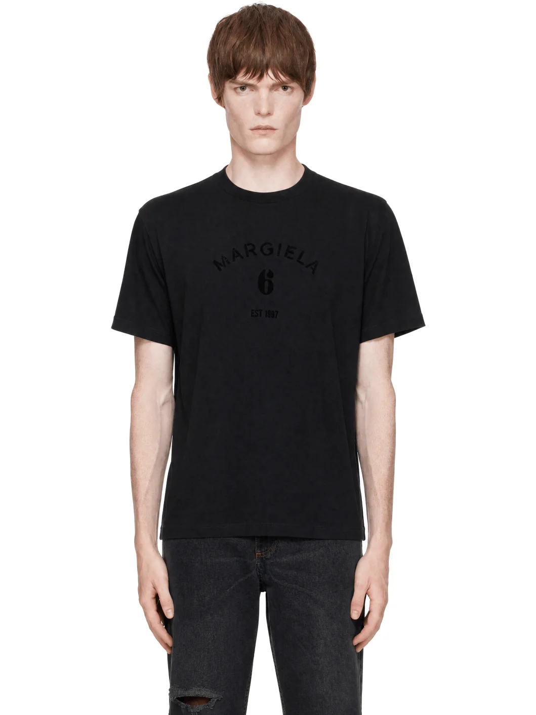 Black Cotton T-shirt - 1