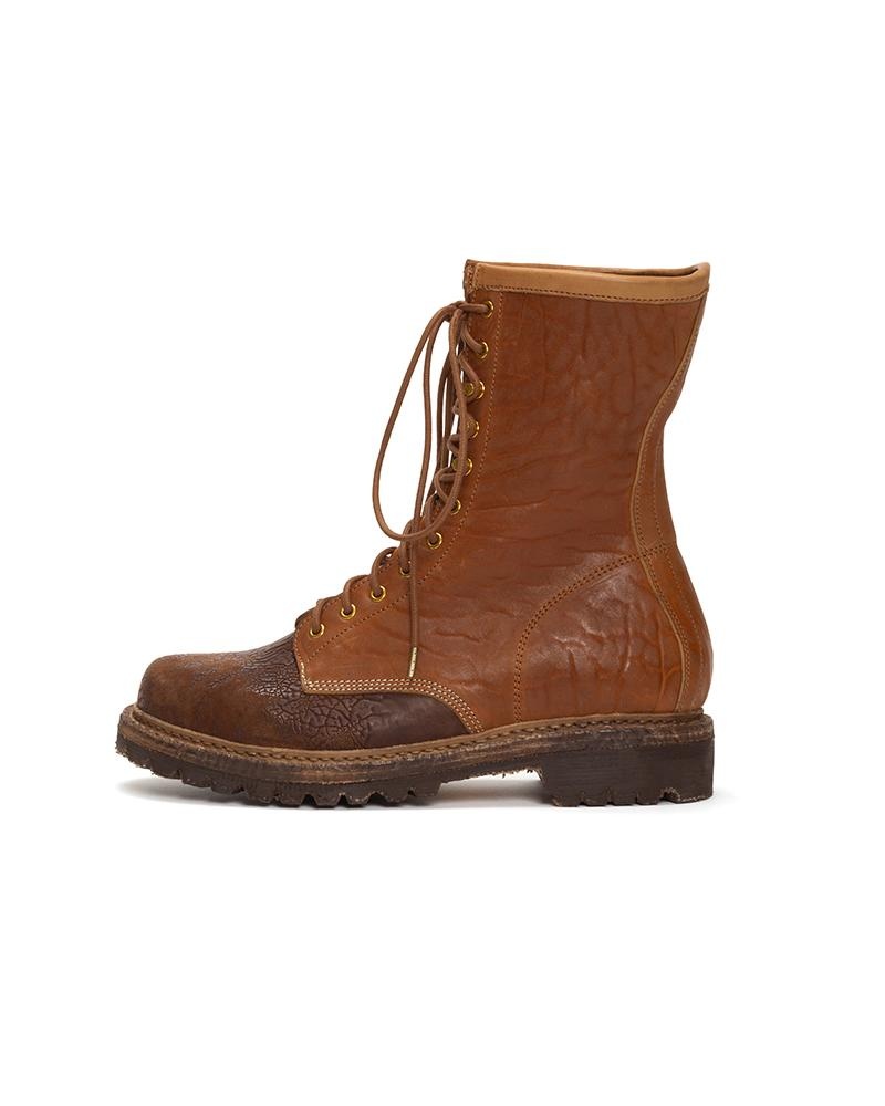SCOUT PLAIN TOE BOOTS HI-FOLK BROWN - 1