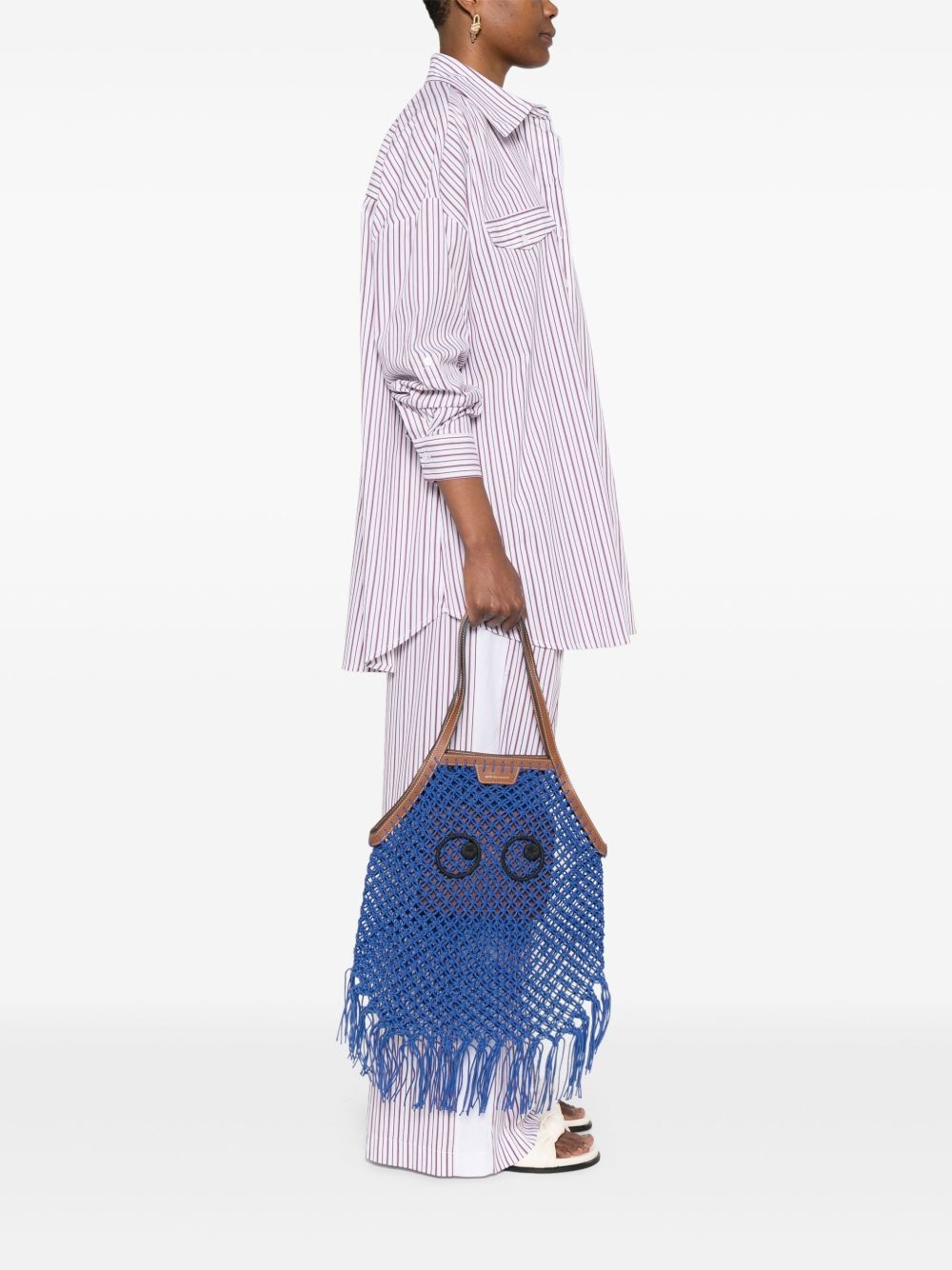 fringed tote bag - 2