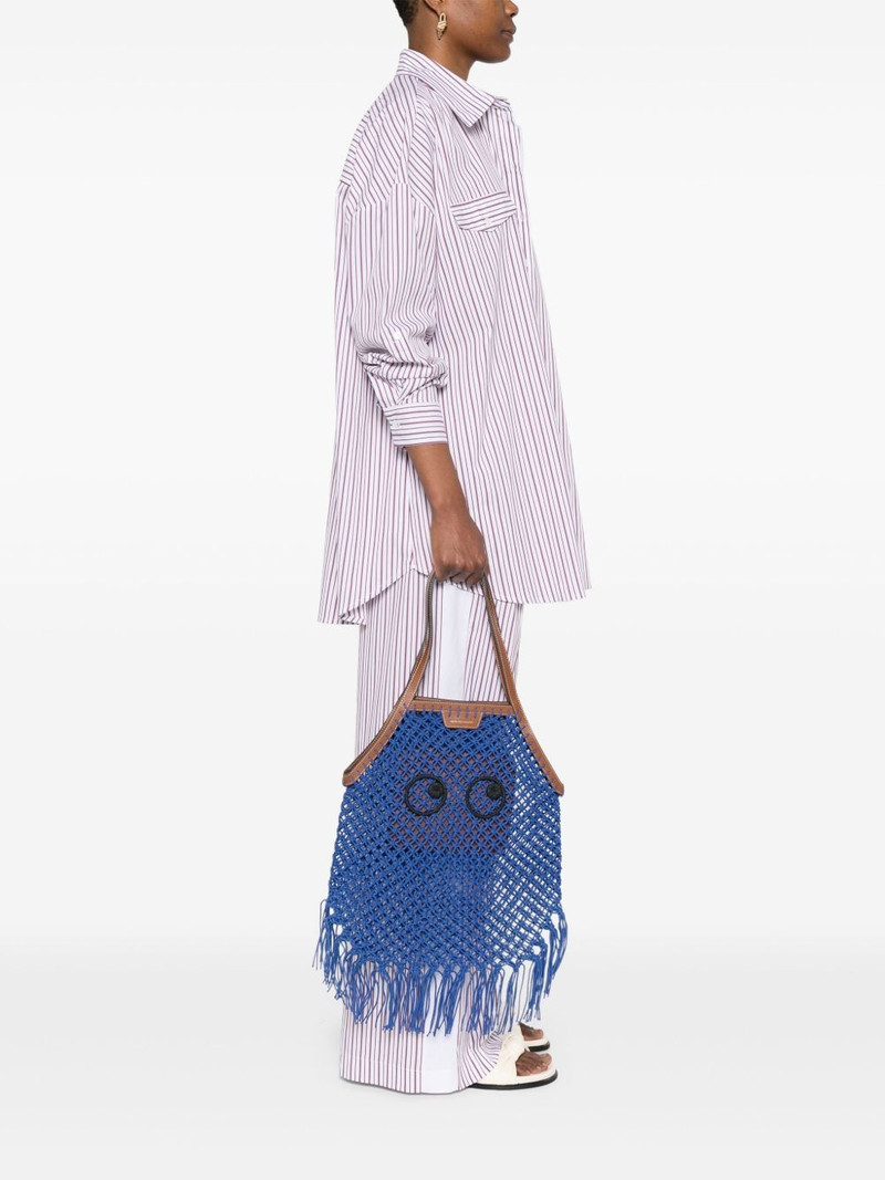 Anya Hindmarch fringed tote bag outlook