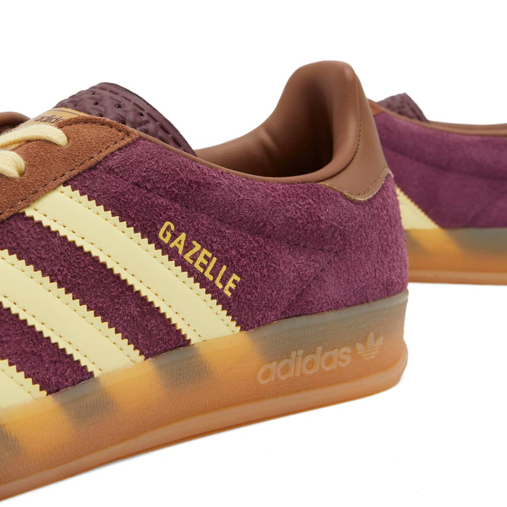 adidas Gazelle Indoor 'Maroon Almost Yellow' JI0324 - 5