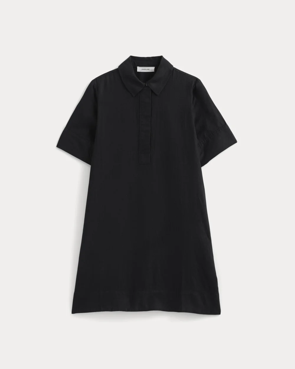 MINI POPOVER SHIRTDRESS IN LINEN - 1