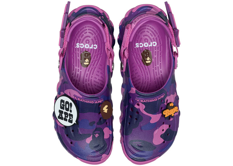 crocs Crocs Echo RO Clog Bape Grapeberry Camo outlook