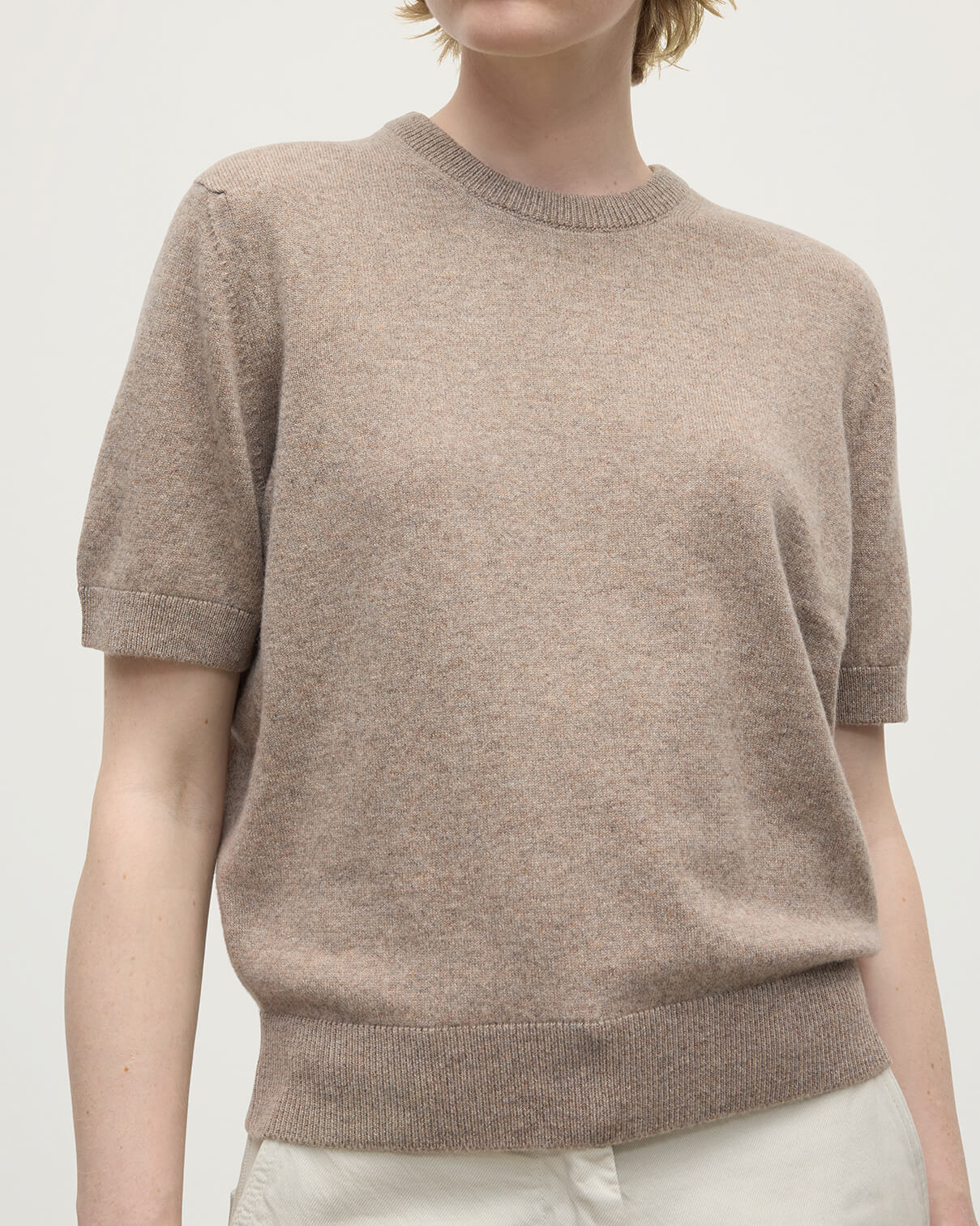 Classic Cashmere Brown T-shirt - 5
