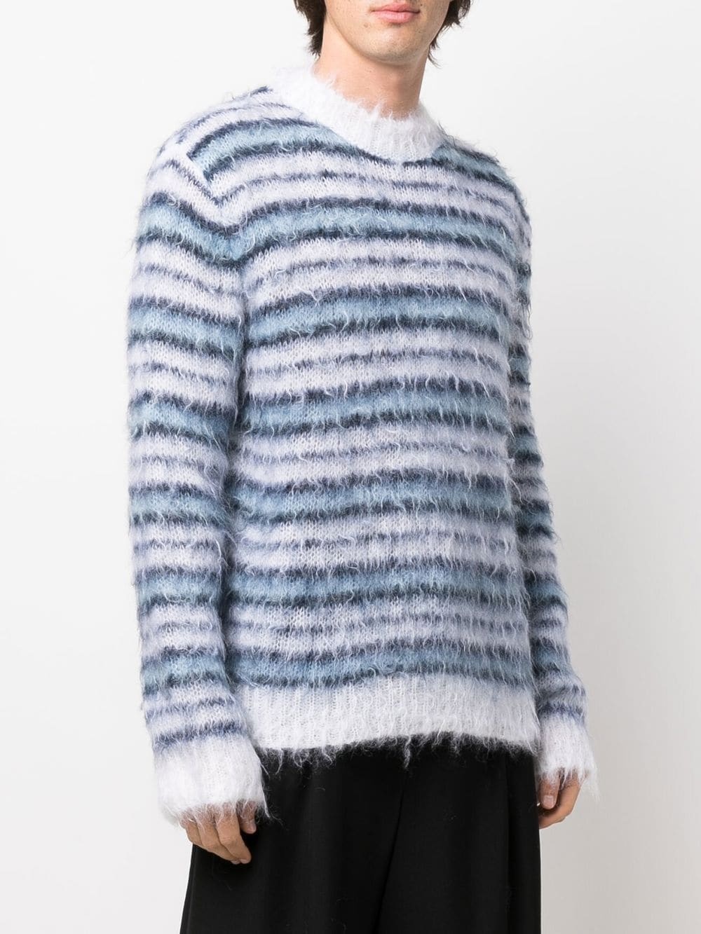 striped knitted jumper - 3