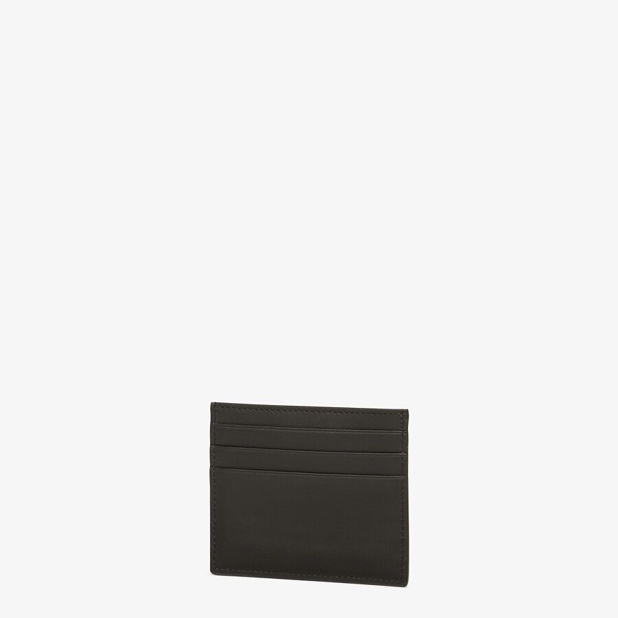 Black leather card holder - 2