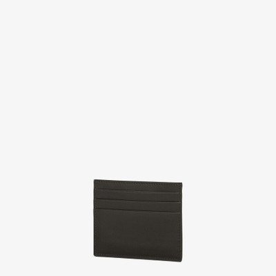 FENDI Black leather card holder outlook