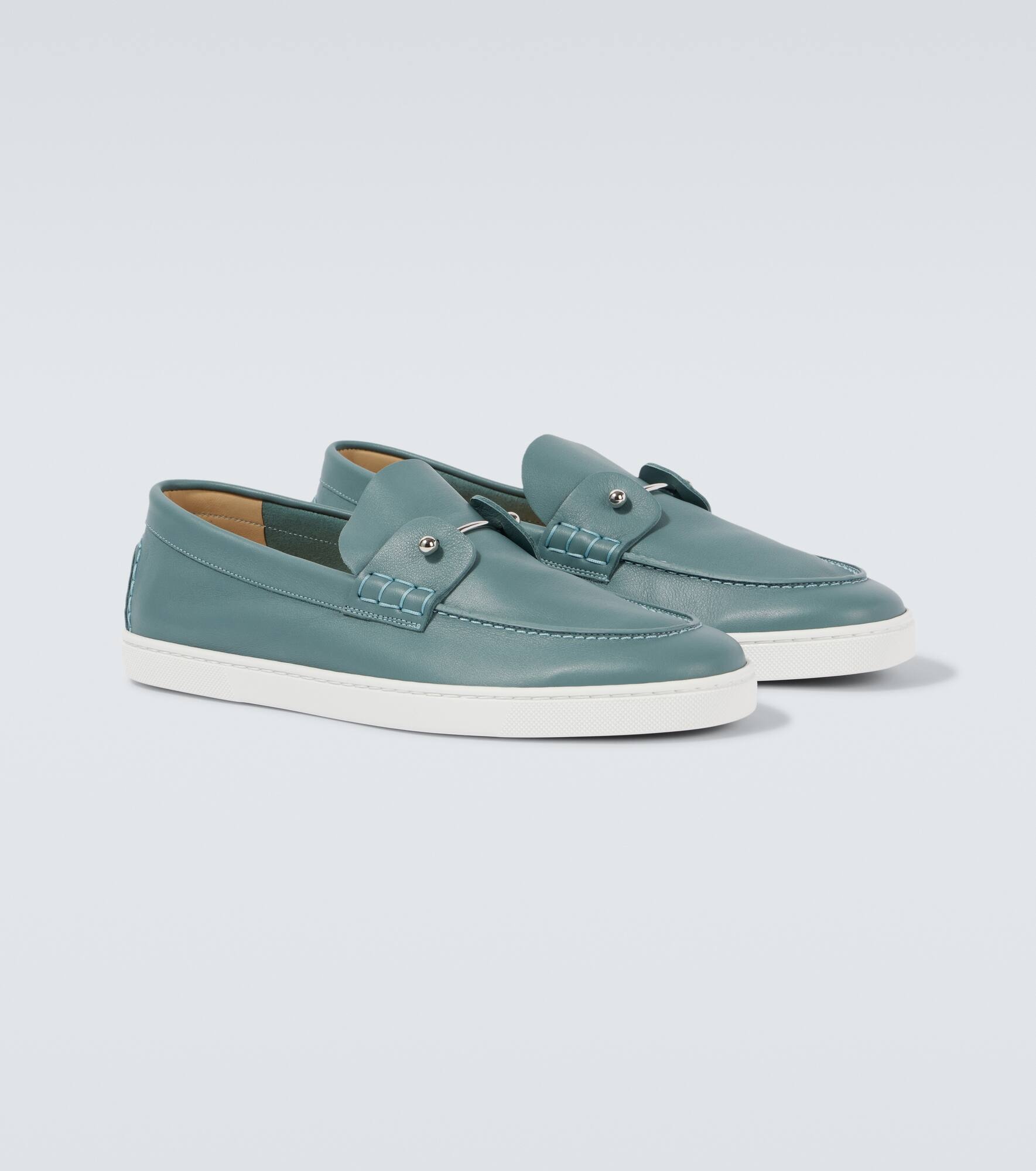 Chambeliboat leather boat shoes - 5