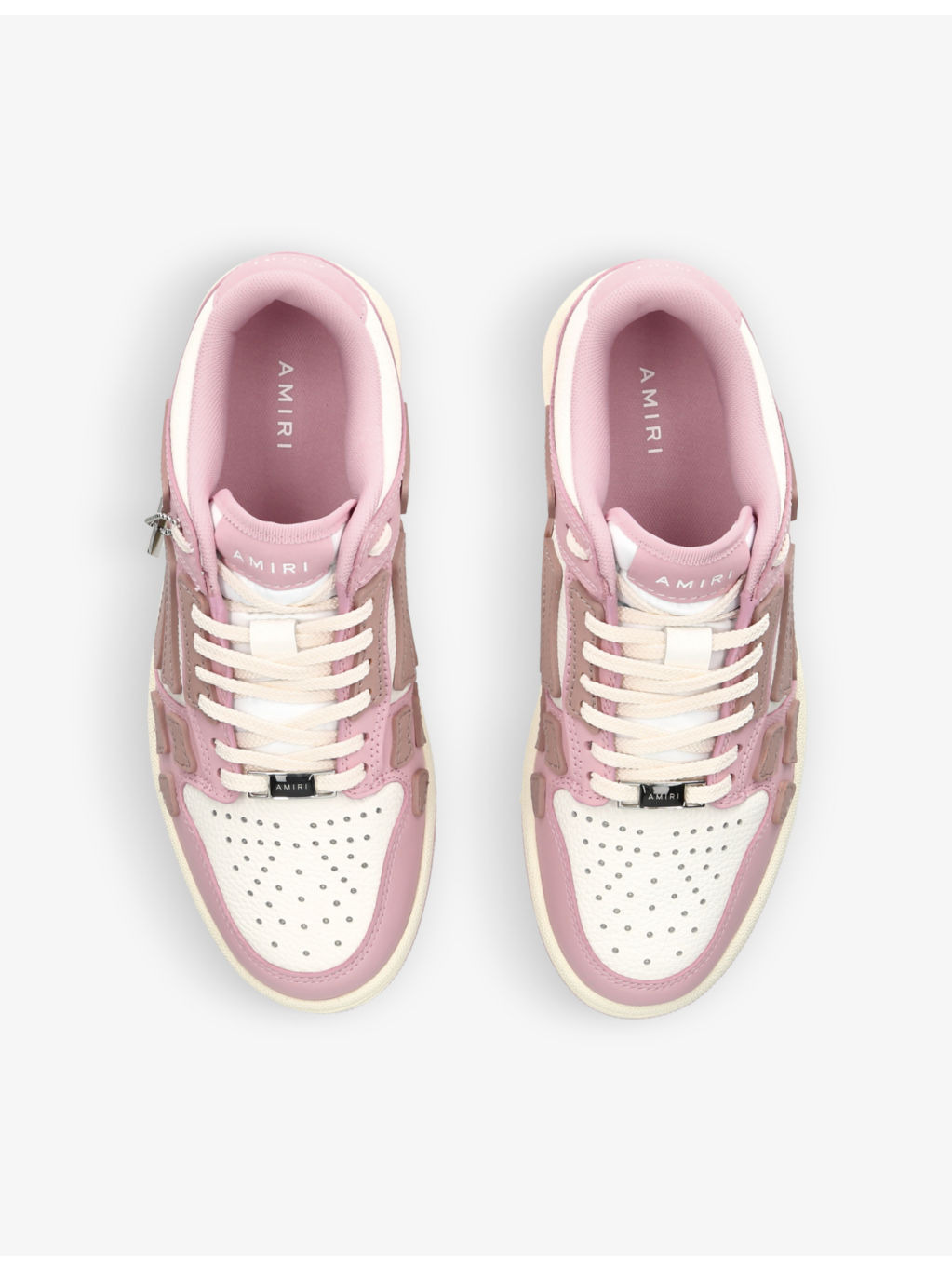 Skel panelled leather low-top trainers - 2