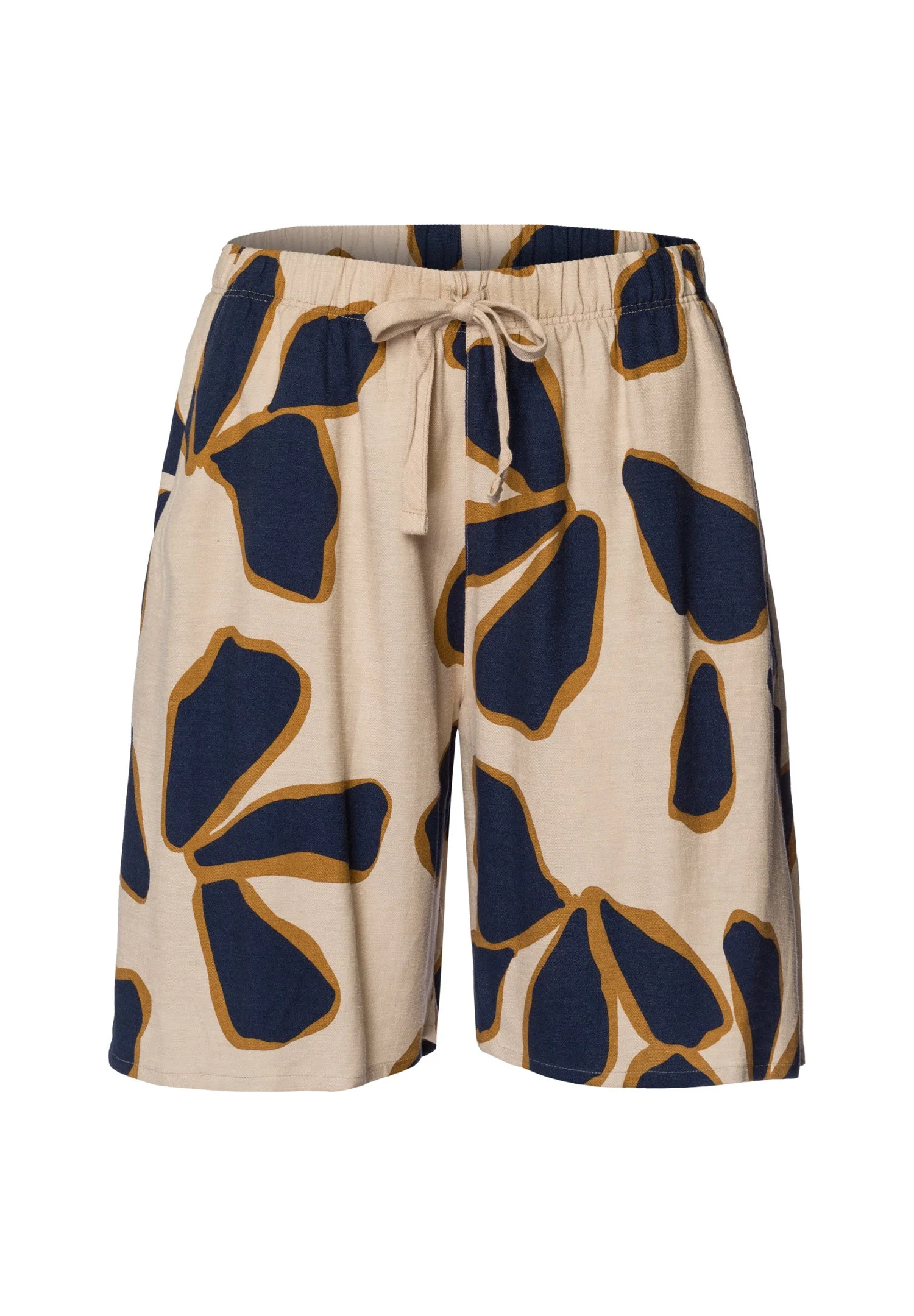 Urban Casuals Linen Blend Drawstring Shorts - 1