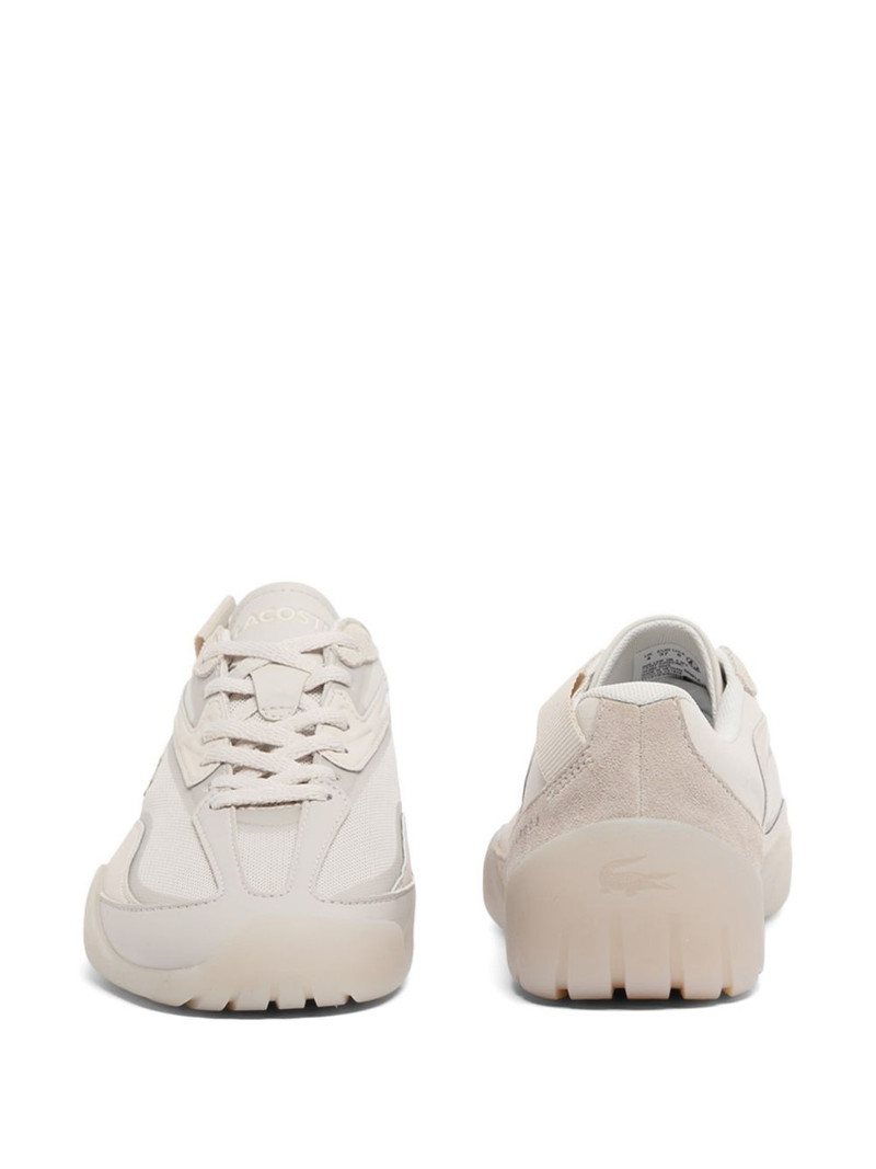 panelled suede-trim low sneakers 3