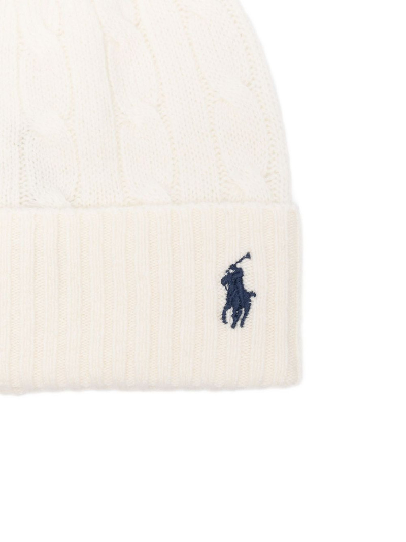 cable-knit beanie hat 3