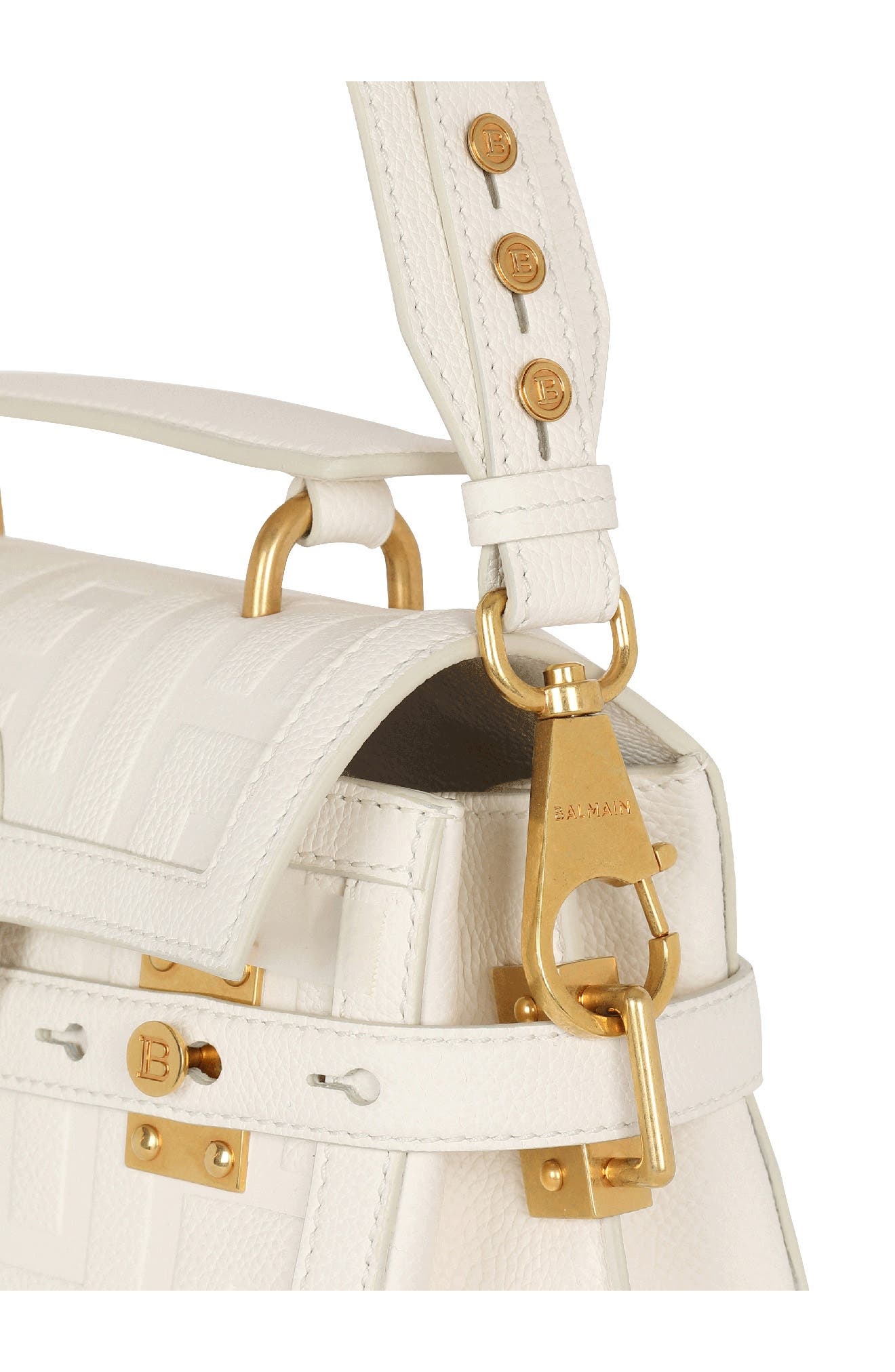 B-Buzz 23 Monogram Leather Top Handle Bag - 4