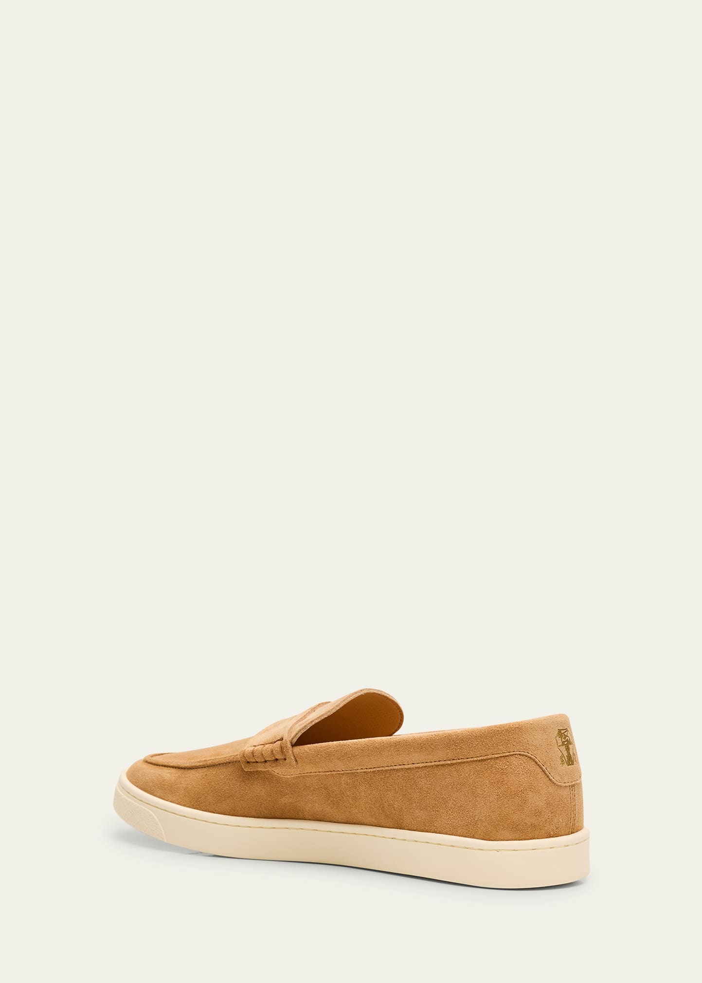 Men's Suede Moccasin Penny Loafers - 4