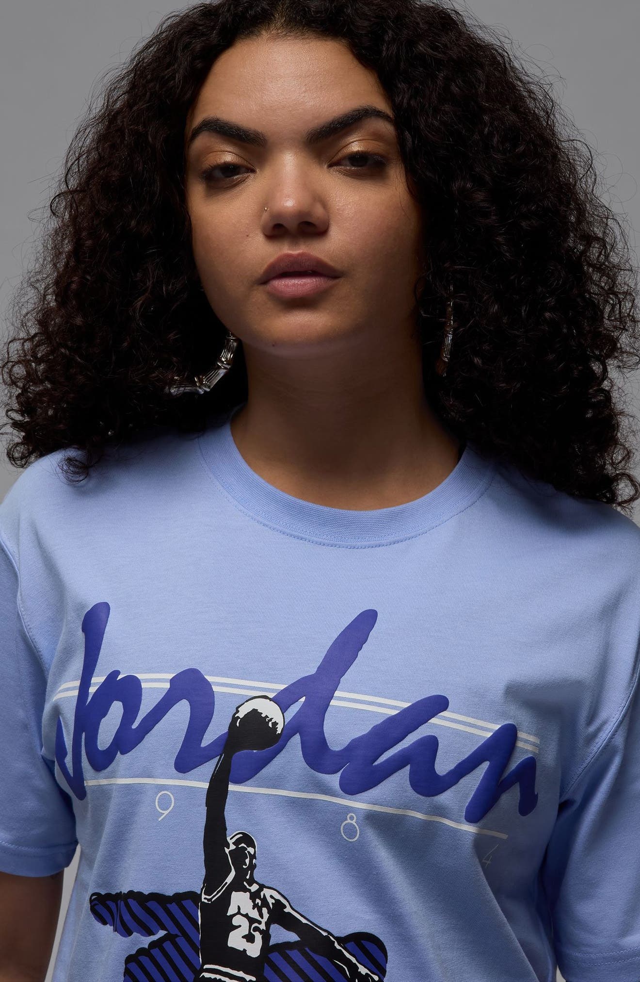 Jordan GFX MVP Graphic T-Shirt in Aluminum at Nordstrom - 6