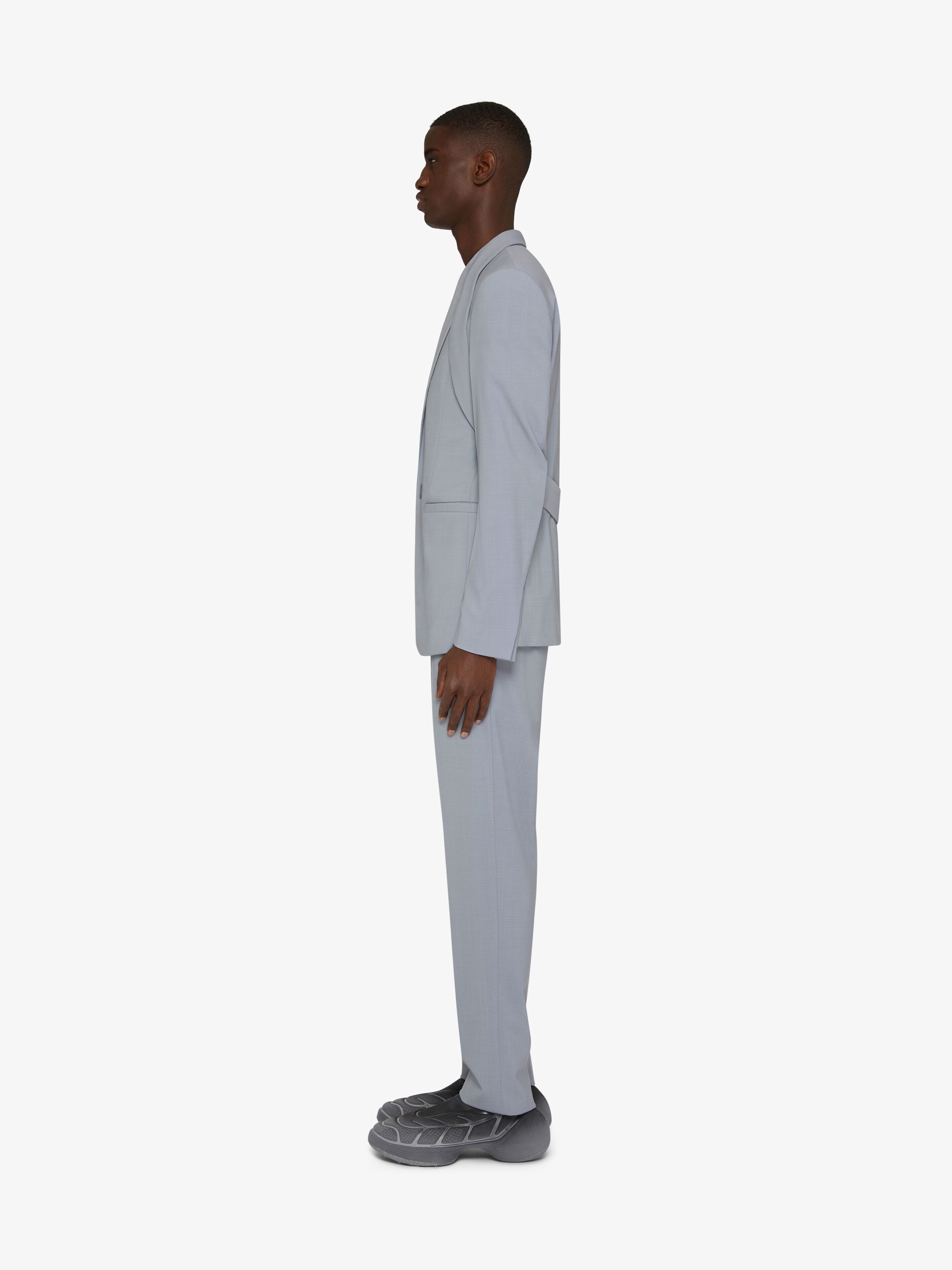 SLIM FIT PANTS IN WOOL - 3
