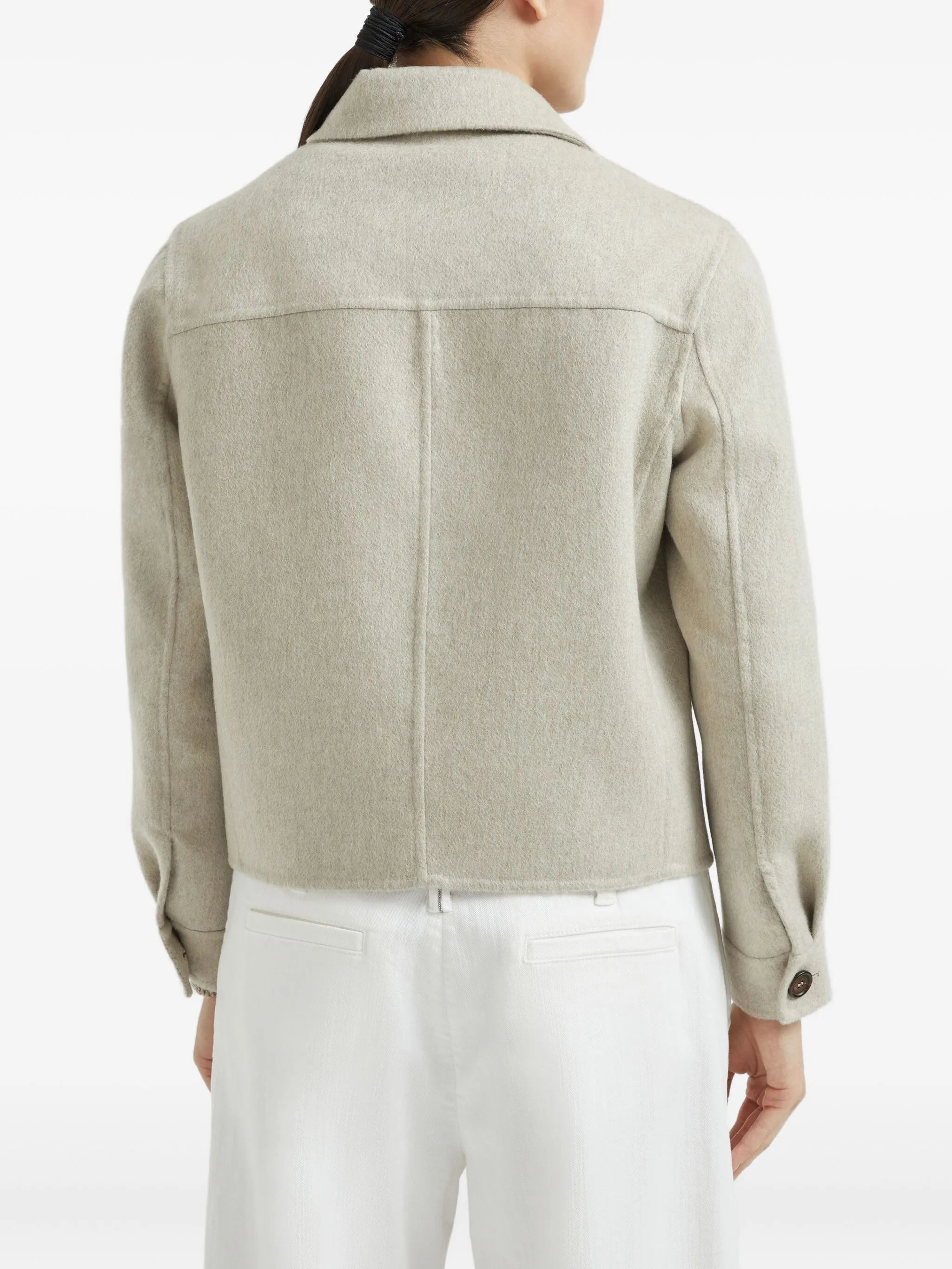 Brunello Cucinelli Brushed-finish Jacket - 6